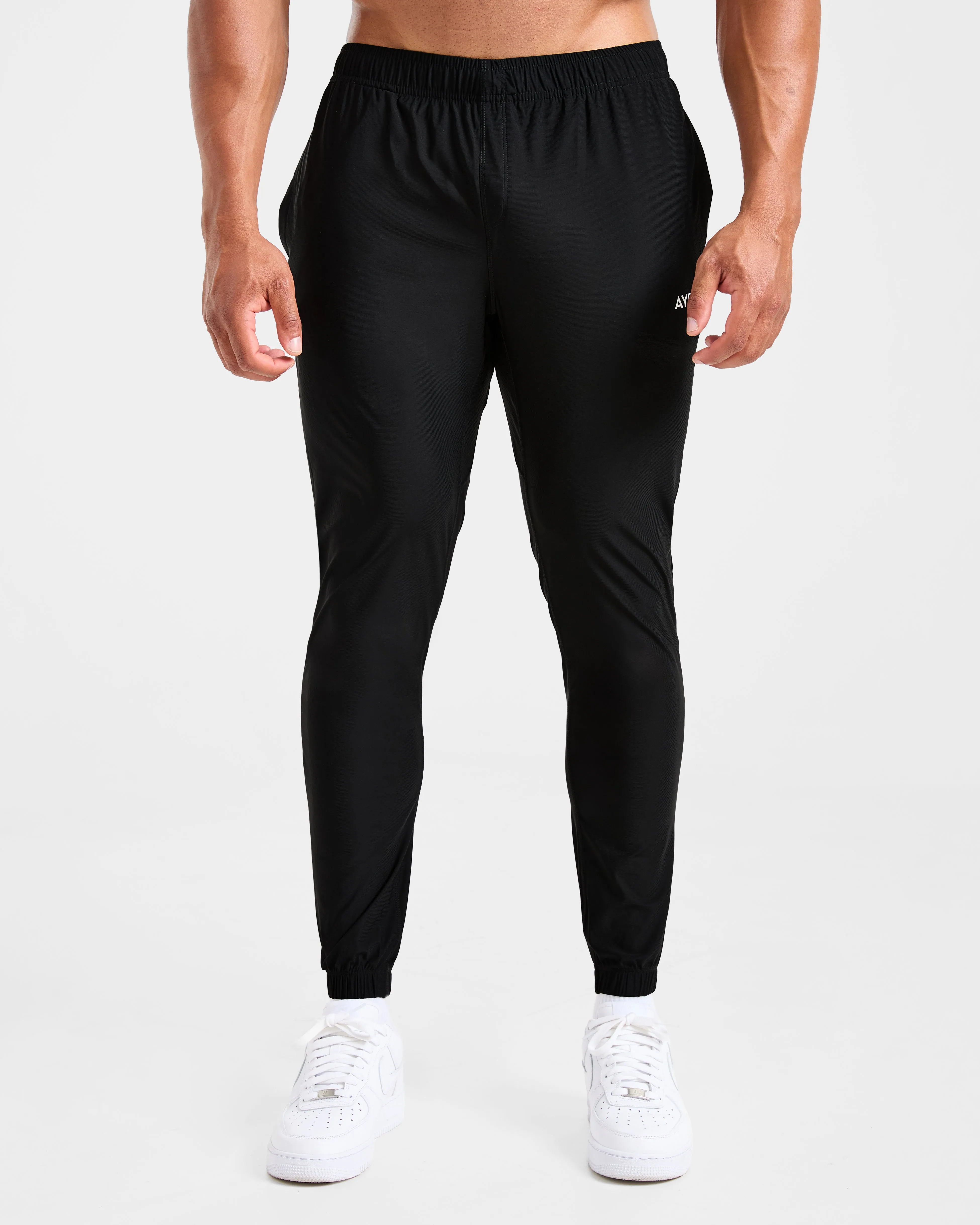 Ascend Cuff Joggers - Black Noise Reduciting Fabric Adjustable loop
