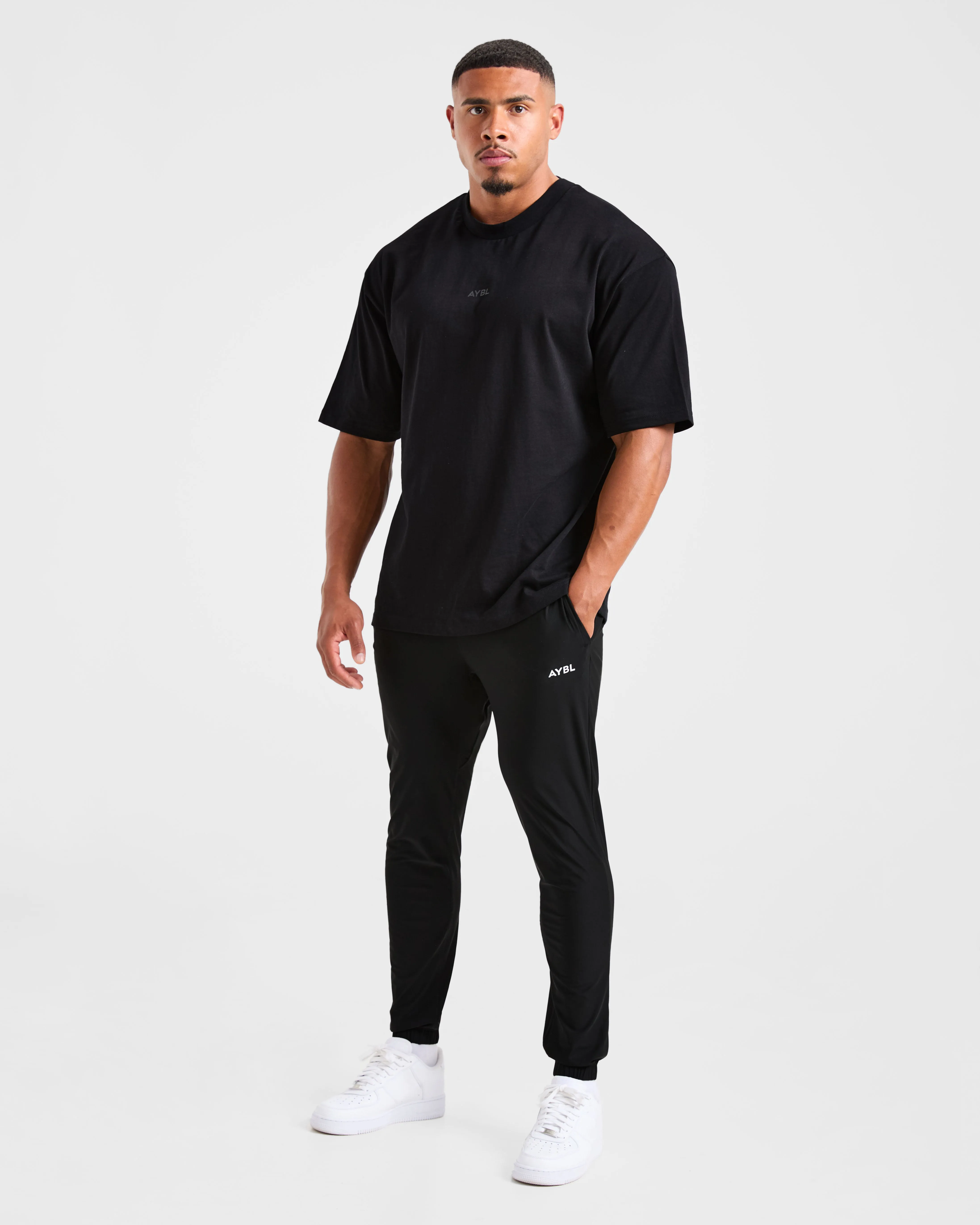 Modular Attachment NonRestrictiveFit Ascend Cuff Joggers - Black