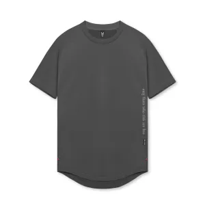 0716. Core Mesh Established Tee - Space Grey Non Toxic Materials Soft Texture