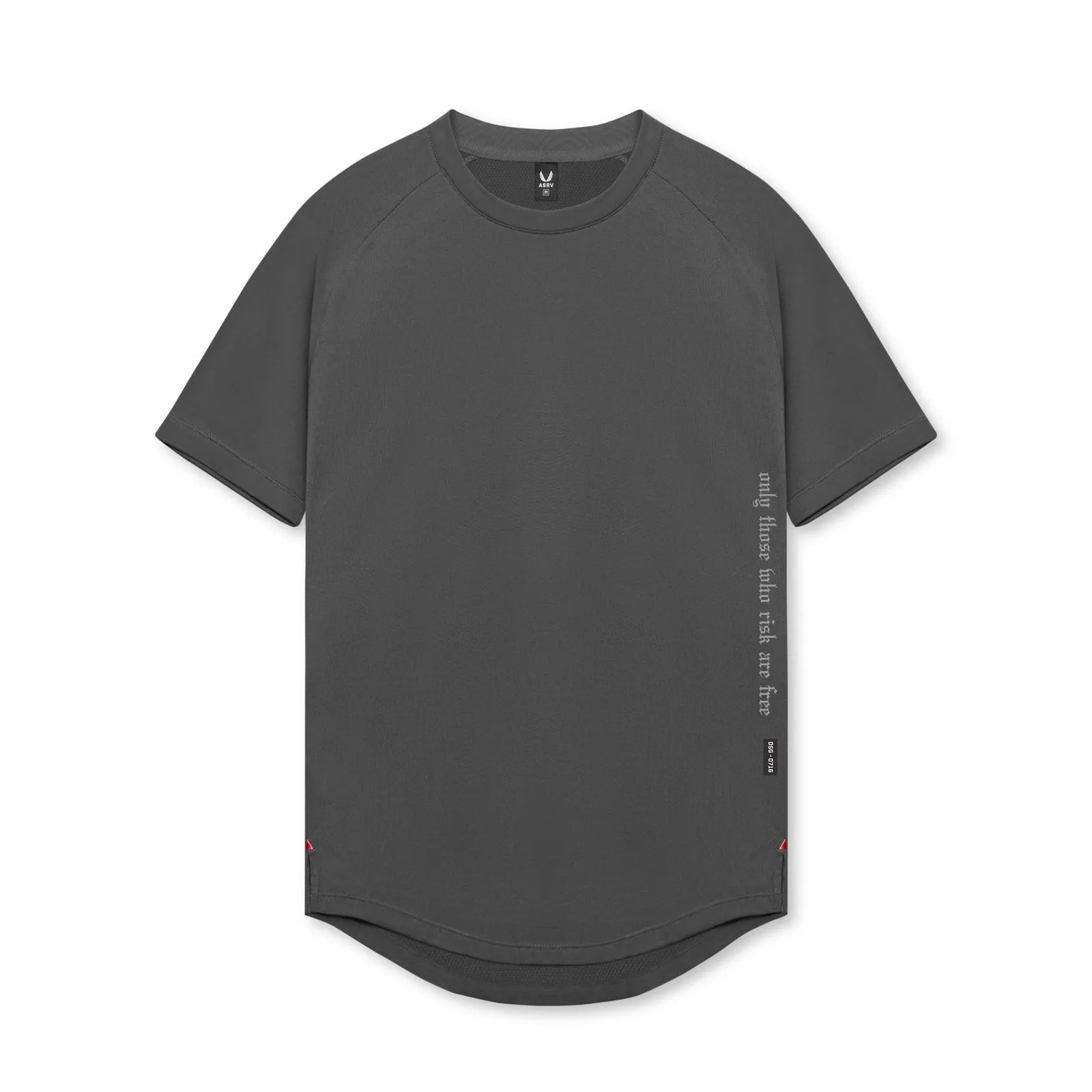 0716. Core Mesh Established Tee - Space Grey Non Toxic Materials Soft Texture
