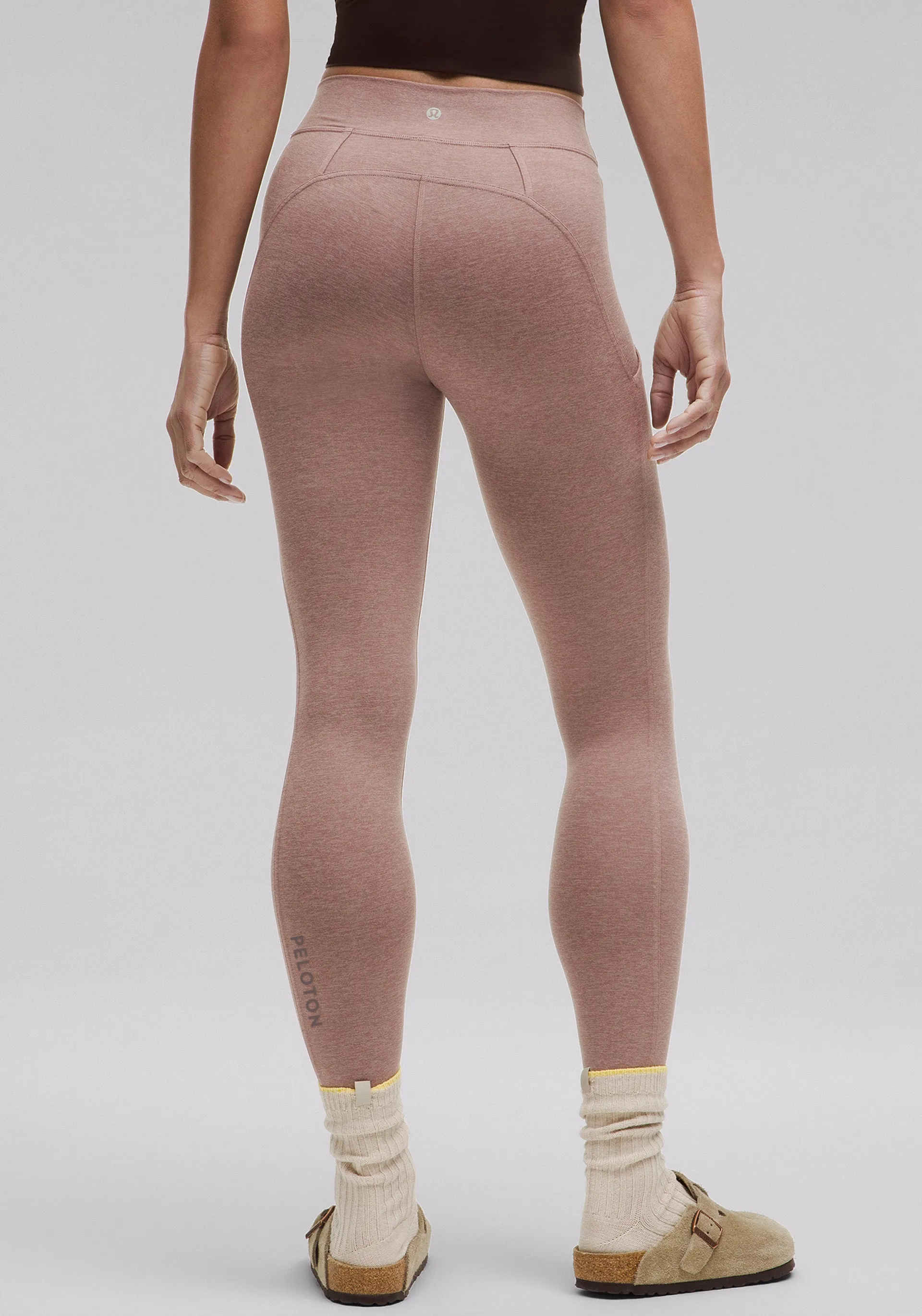 Comfortable Design Soft Sueded High-Rise Tight 25"