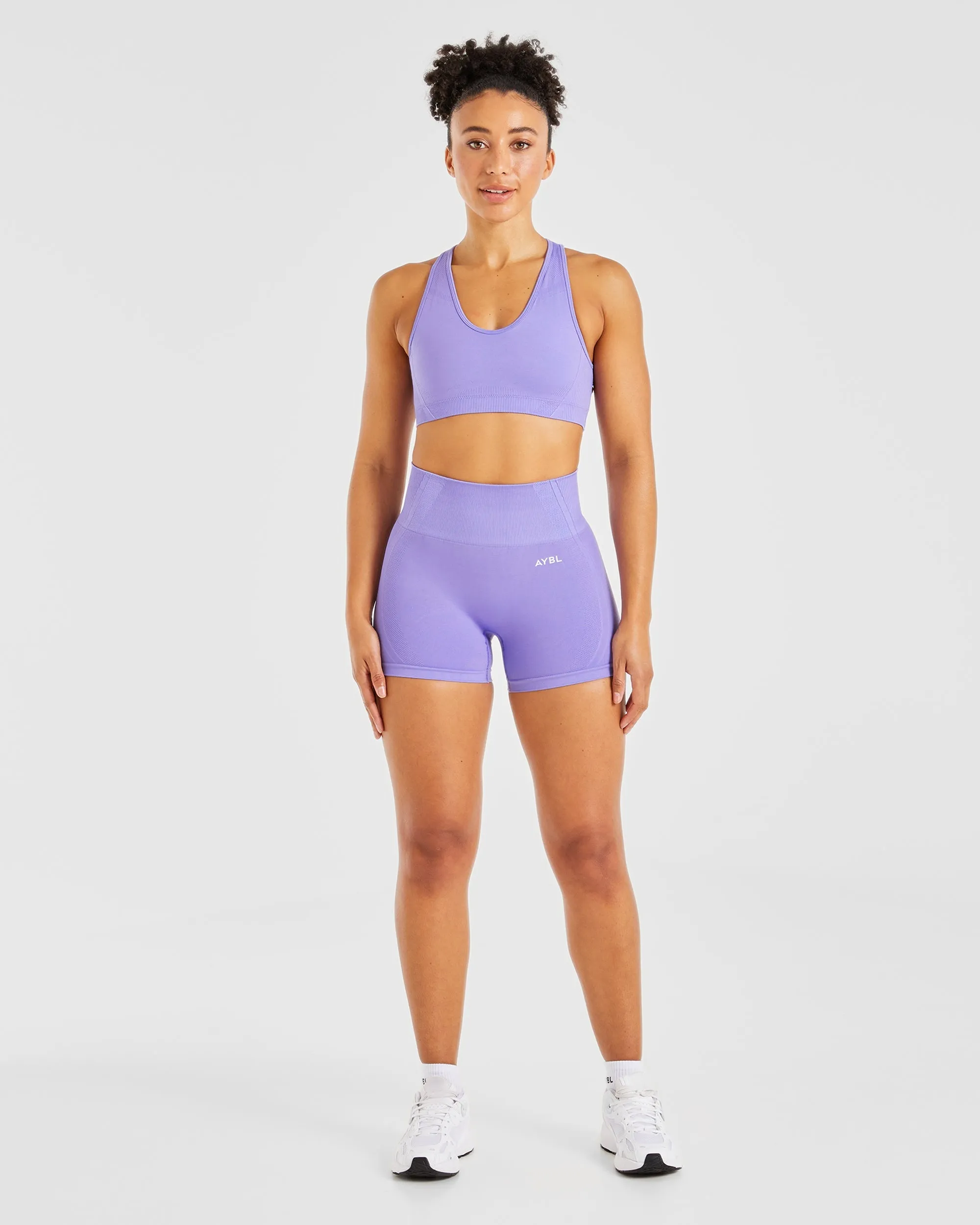 Balance V3 Seamless Sports Bra - Lavender Purple Anti-shrink seams