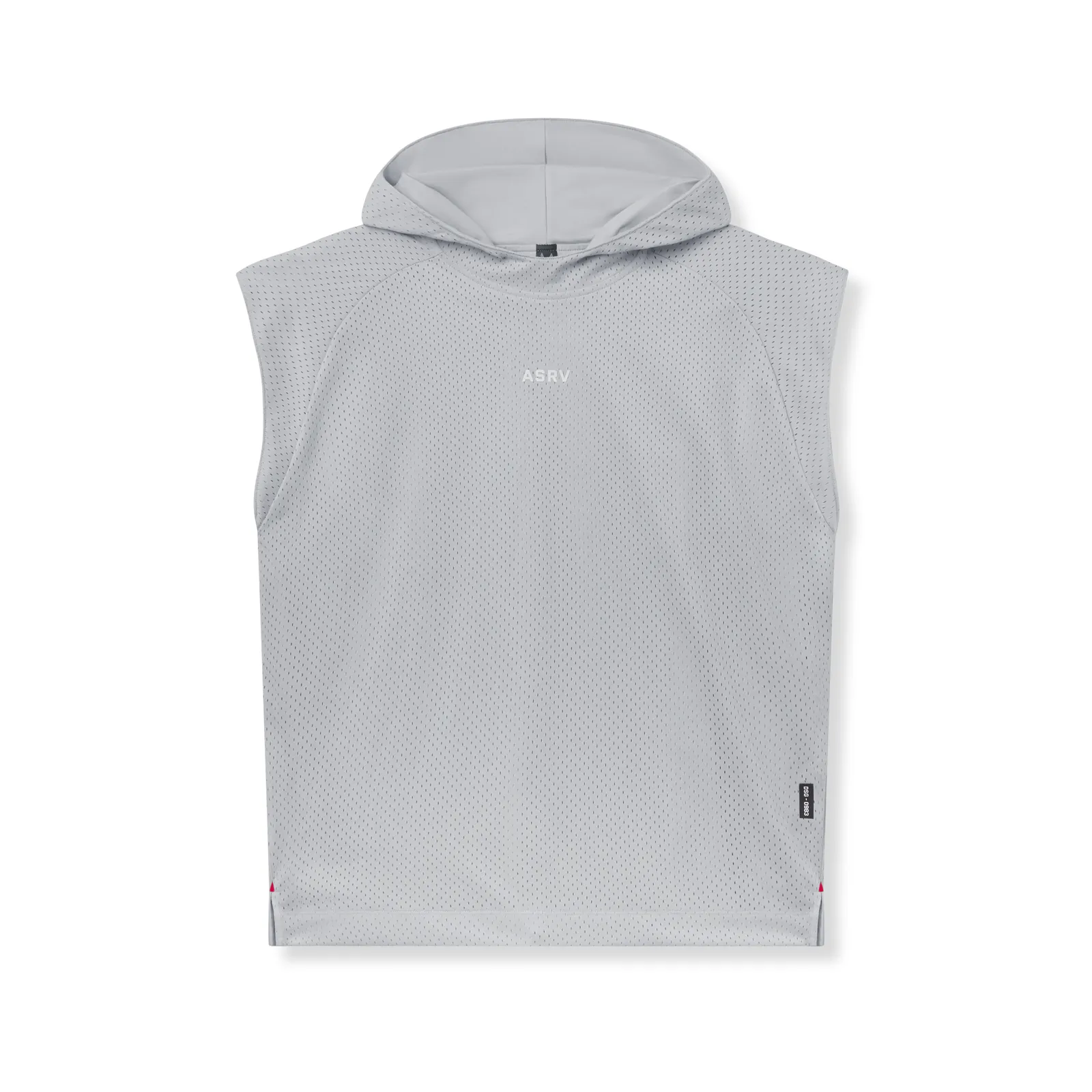 0983. Reversible 2-in-1 Cutoff Hoodie - Slate Grey Bear like