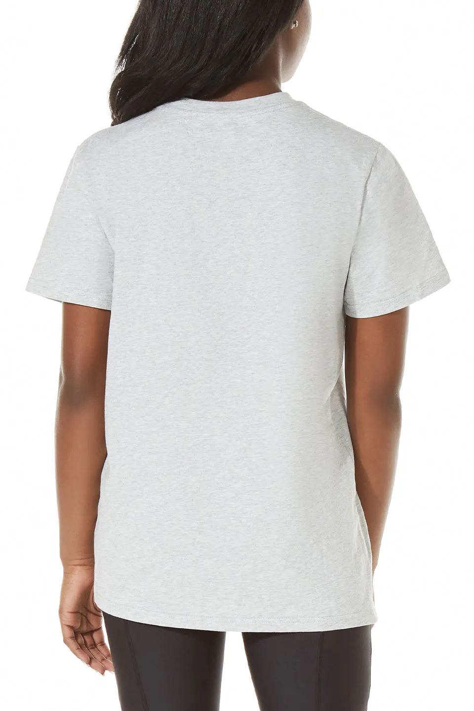 MatteFinishTexture ElasticBinding Unisex Club SMOED Tee in Gray