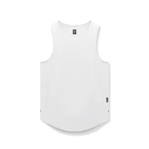 0830. AeroSilver? Tank Top - White Lightweight Material
