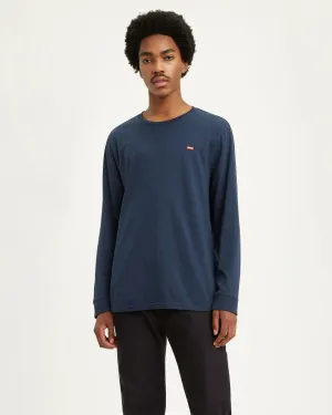 Levi's? L/S Original HM Tee - Dress Blues Travel Outfit Chill Outfit Date Night Spring Mood Affordable