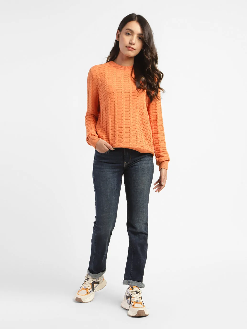 Weekend Style Smooth Outfit Ideas Women's 312 Blue Straight Fit Mid Rise Jeans