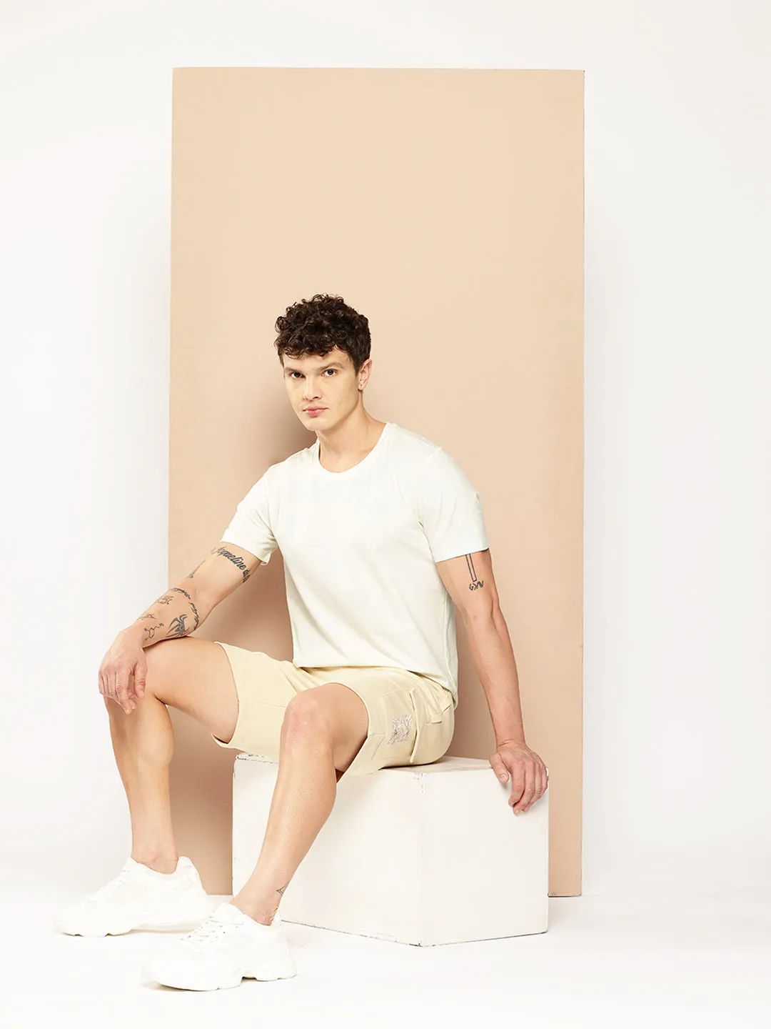 LayeredConstruction Suede Mood CottonLycra Tee