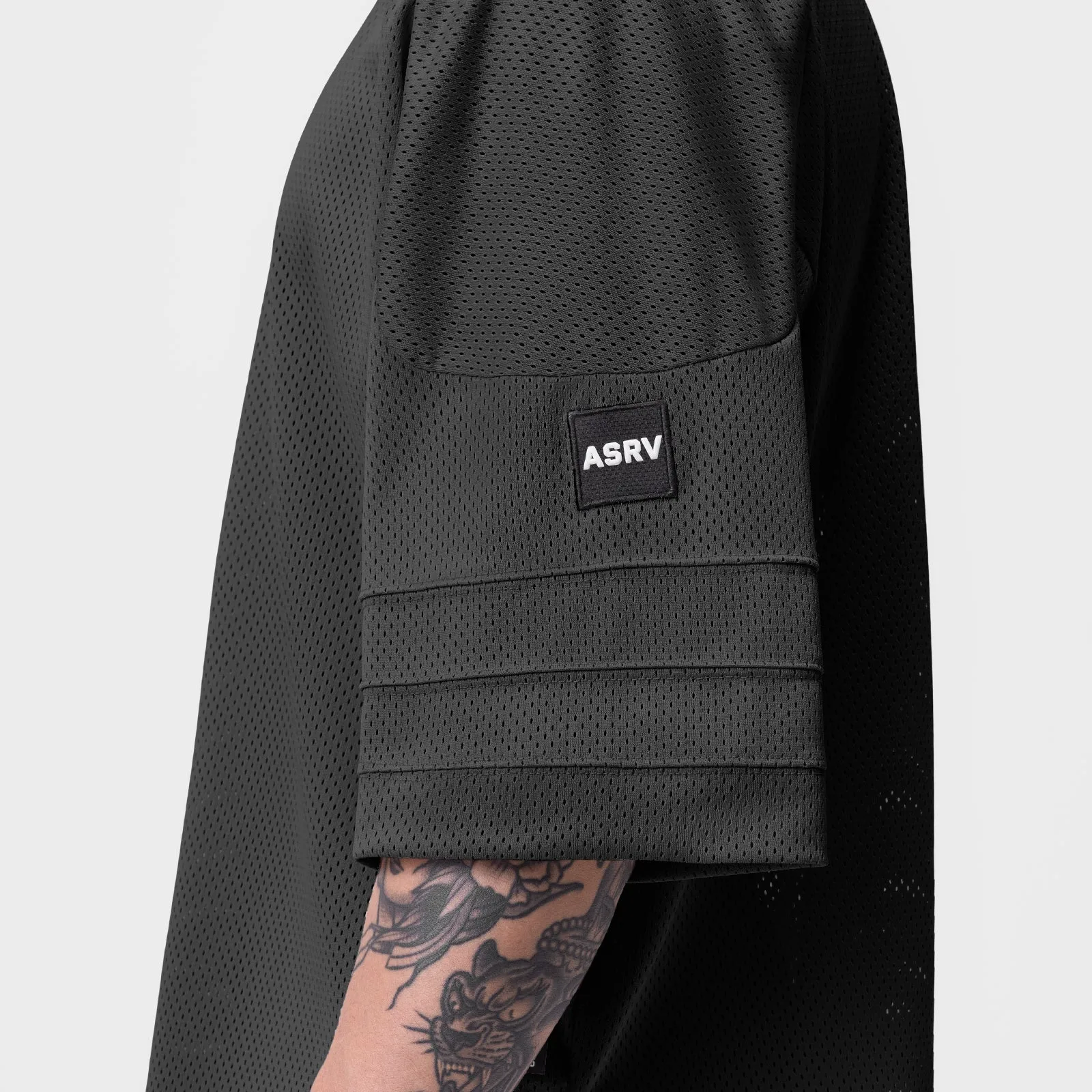 Thermal regulation Fresh Vibes 0772. SilverPlus? Mesh Oversized Jersey - Black