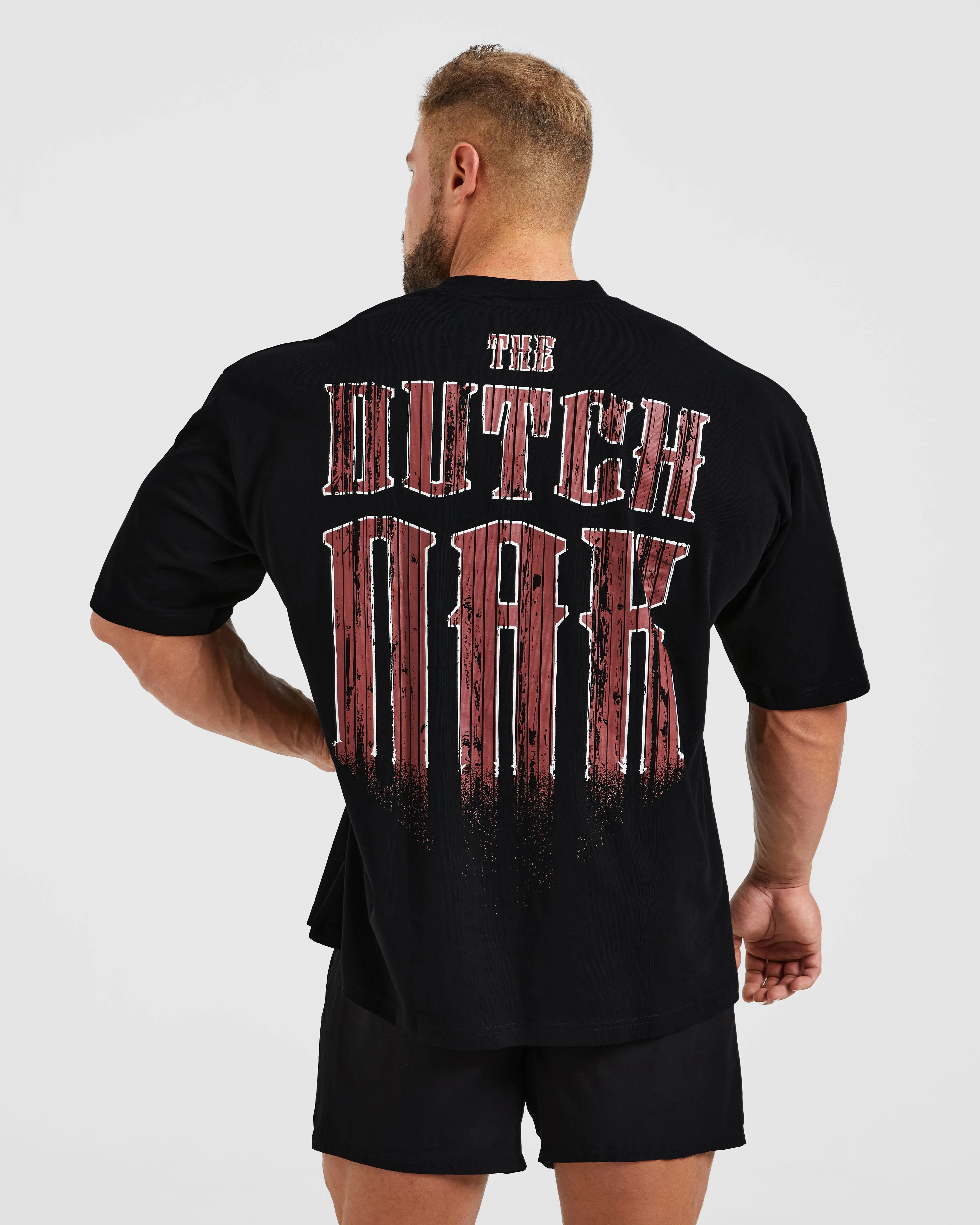 High Quality Wesley Vissers X The Dutch Oak Oversized T Shirt - Black