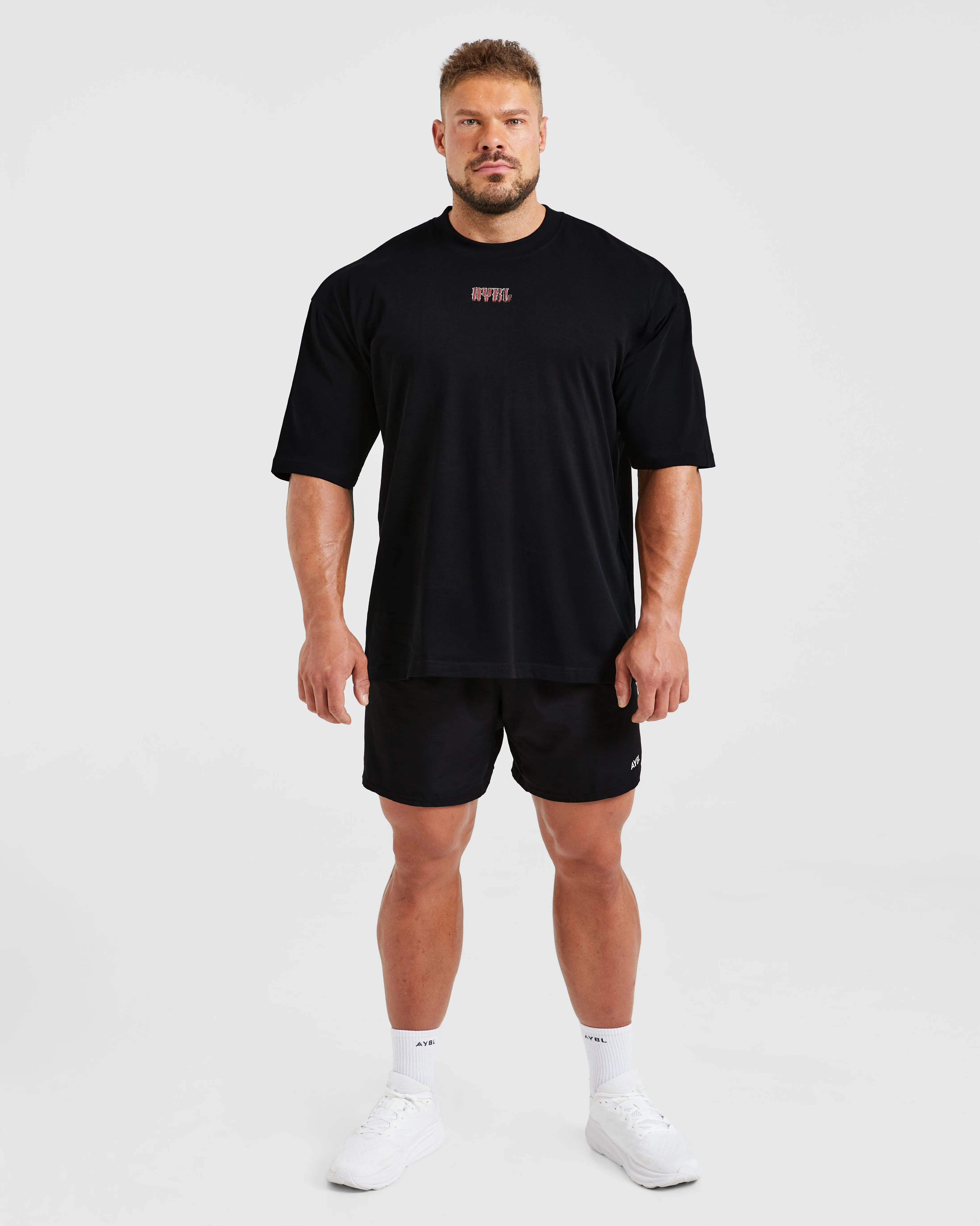 Recycled Polyester Thread Wesley Vissers X The Dutch Oak Oversized T Shirt - Black