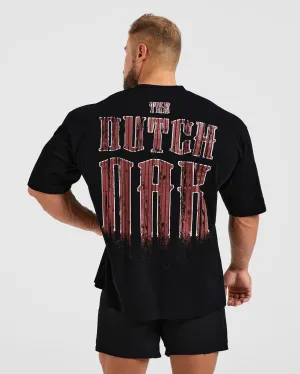 High Quality Wesley Vissers X The Dutch Oak Oversized T Shirt - Black