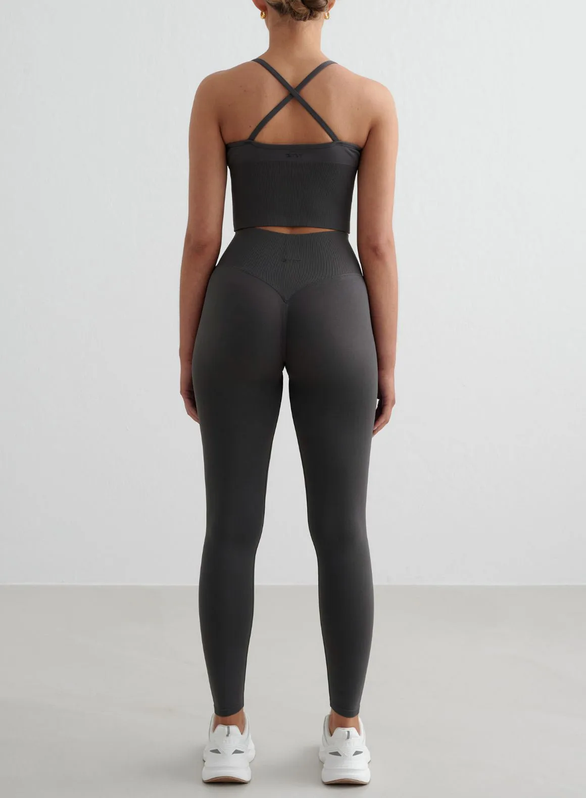 Reflective details Quick Dry Tech Shadow Grey Shape Seamless Tights