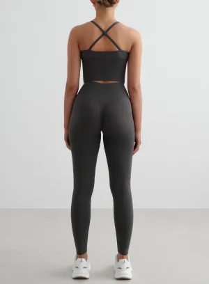 Reflective details Quick Dry Tech Shadow Grey Shape Seamless Tights