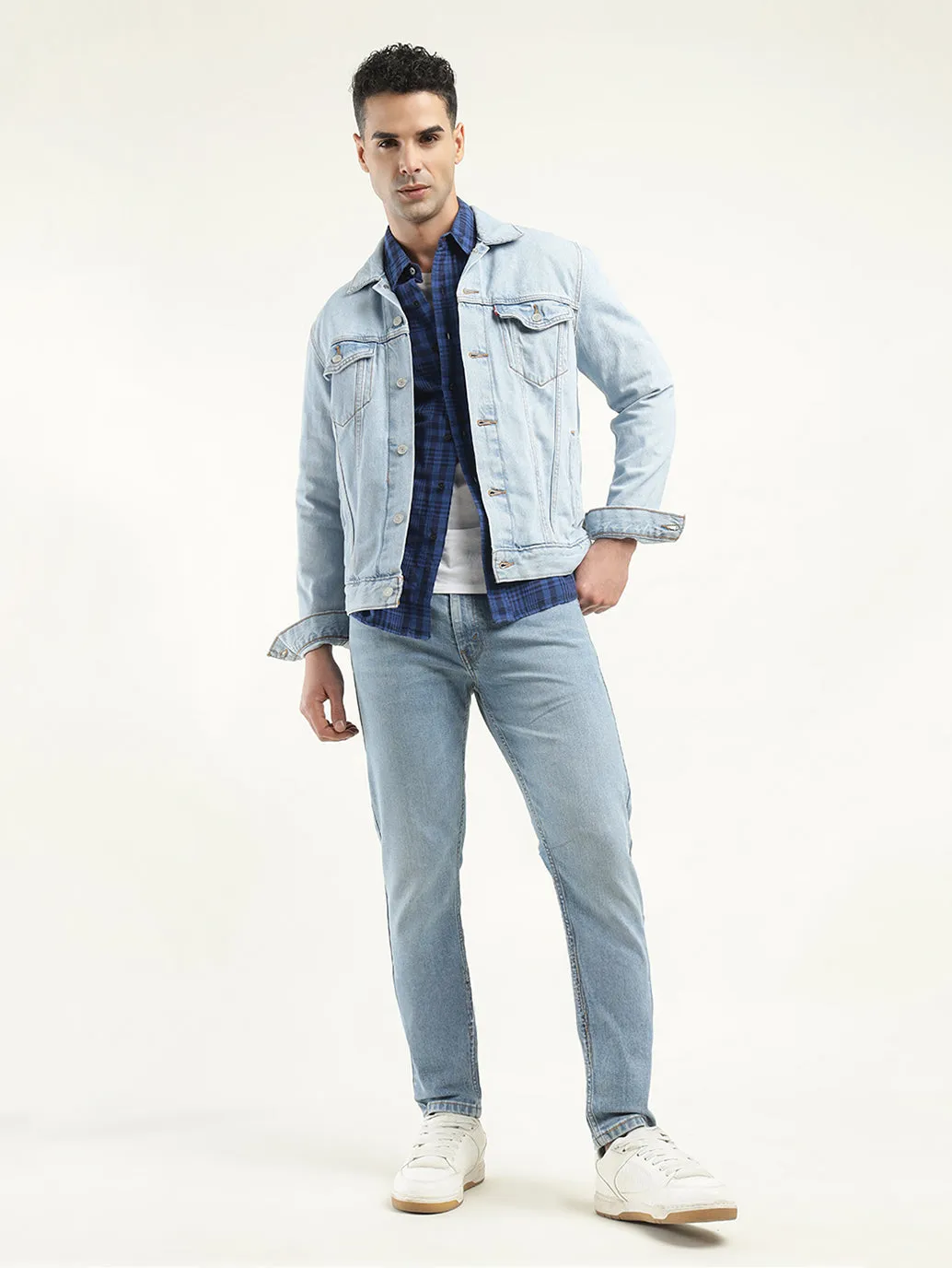 Fit Ready Layer Friendly Piece Men's 512 Indigo Slim Tapered Fit Mid Rise Jeans