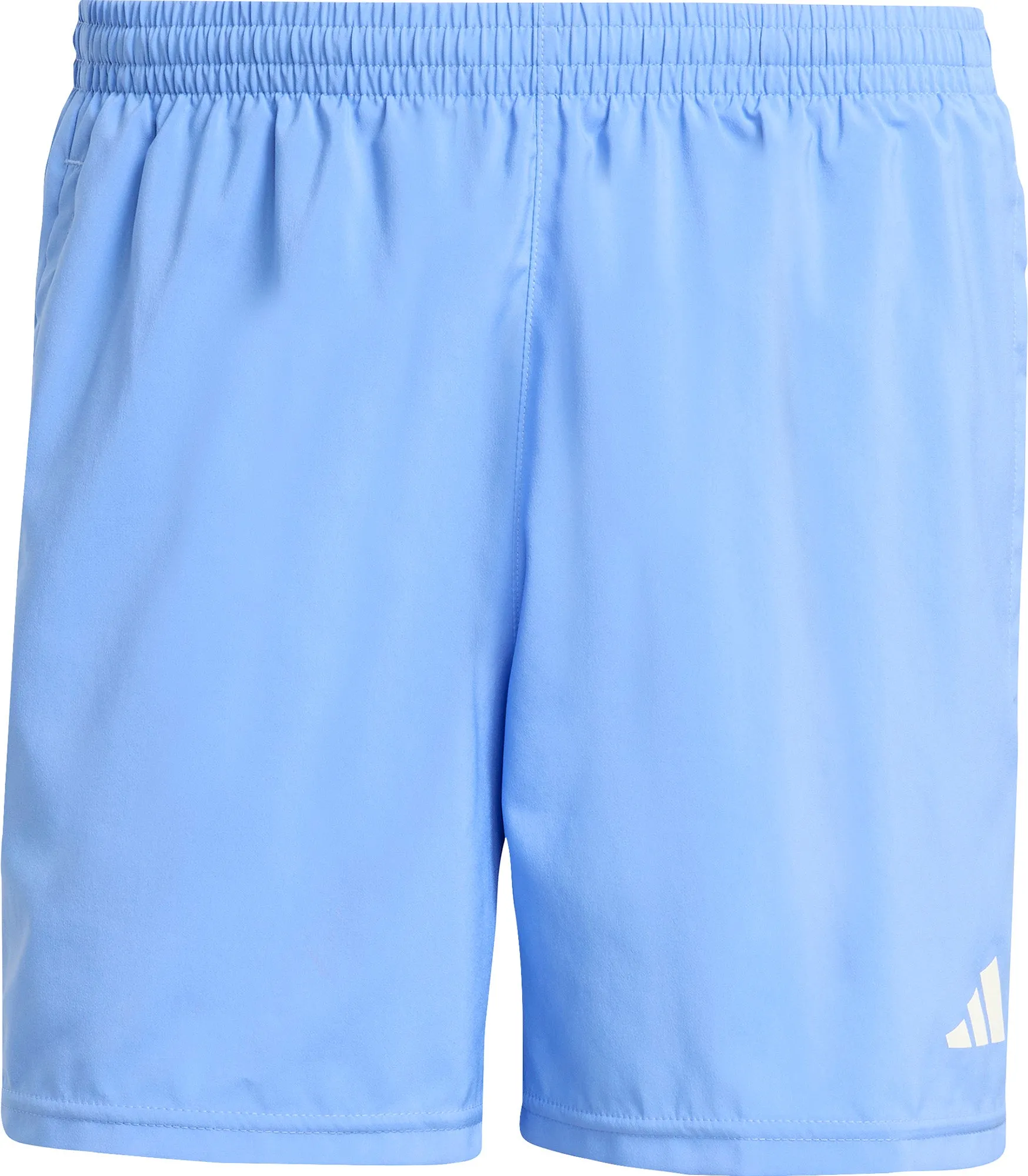 Pre Shrunk Cotton Blend Outdoor Layer adidas Own The Run 7 Inch Mens Running Shorts - Blue