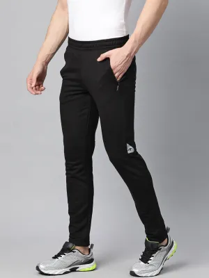 Contoured Panel Design snag resistant Alcis Men Mid-rise Typography Printed Regular Track Pants