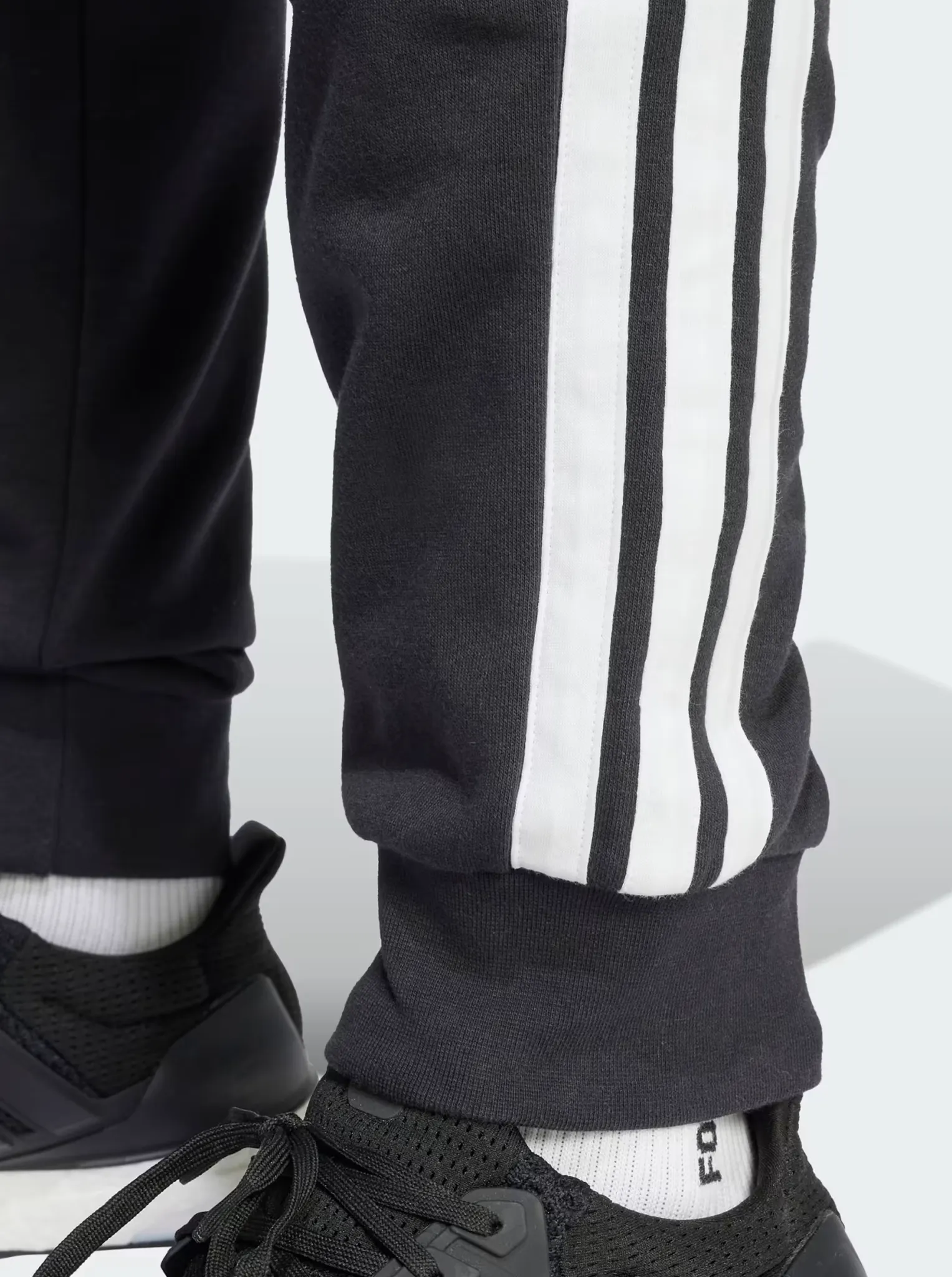 Essential 3-Stripes French Terry Joggers Casual Style Flatlock Seams