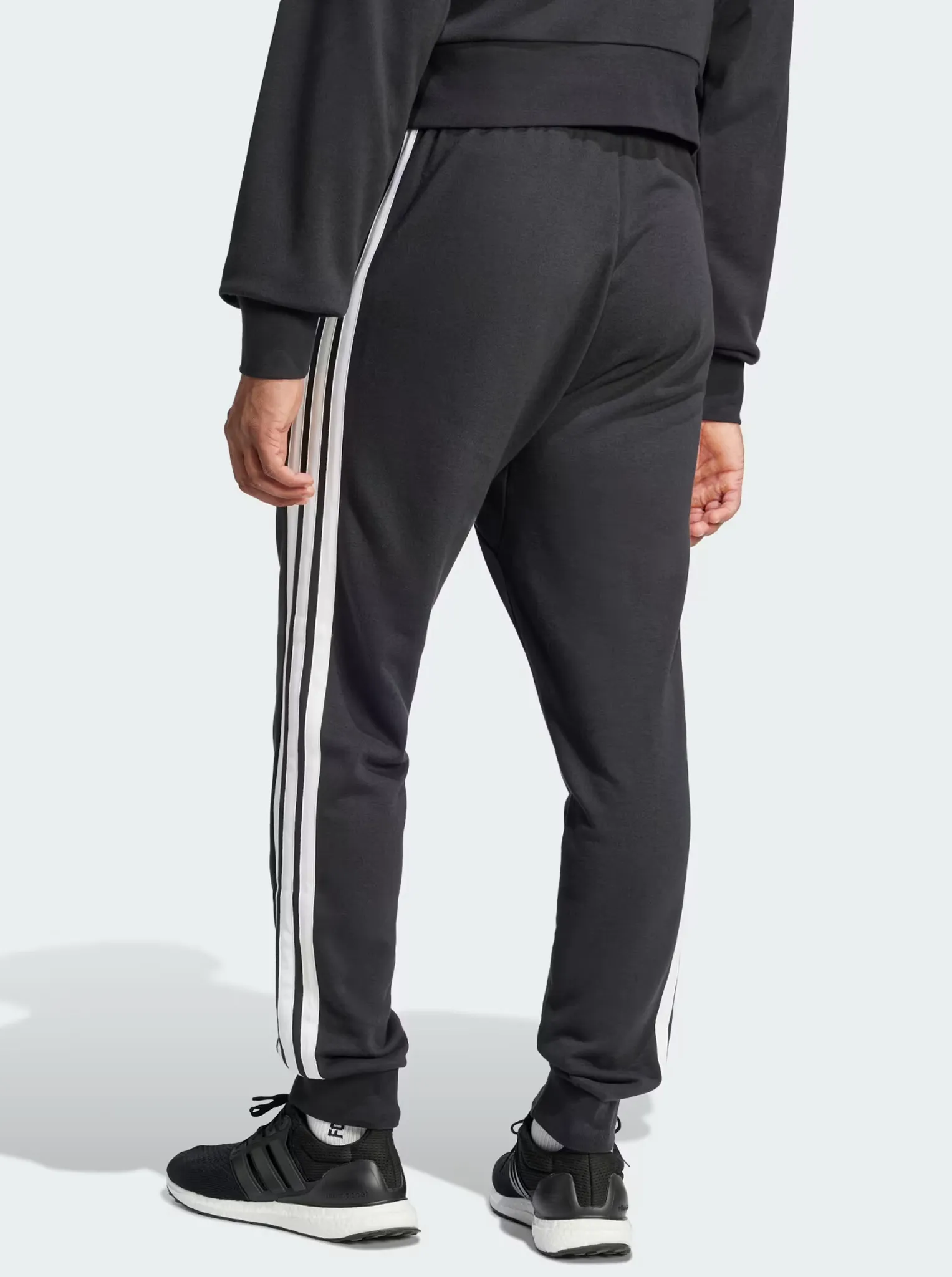 Essential 3-Stripes French Terry Joggers SmoothZipClosure Classic Comfort