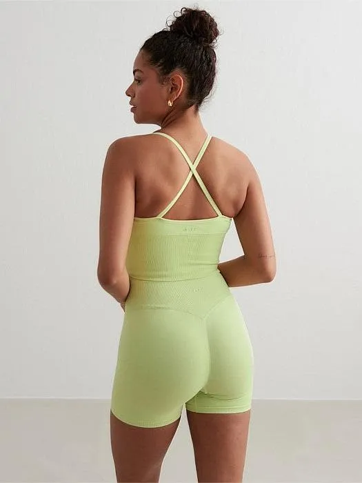 Quick Absorption Matcha Shape Seamless Cross Back Bralette
