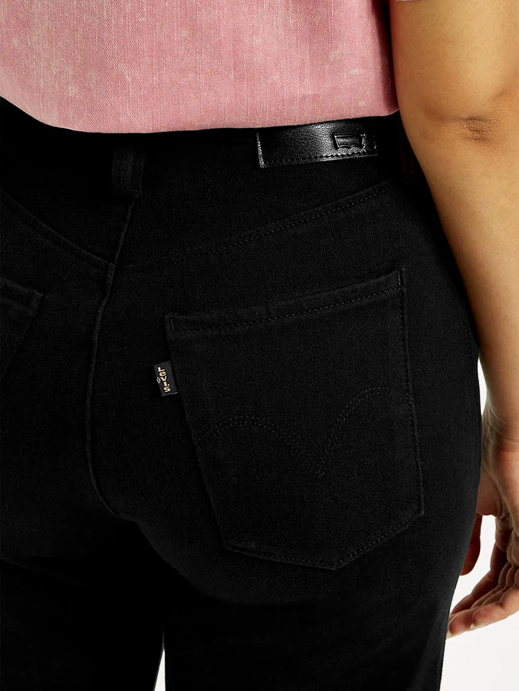 Fit Layer Stretch Recovery Women's Redloop Black Ribcage Bell Bottom Wide Leg Fit High Rise Jeans