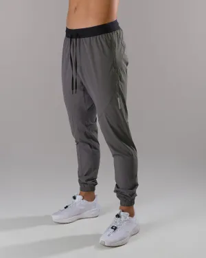Apex Jogger - Gunmetal Striped Pattern
