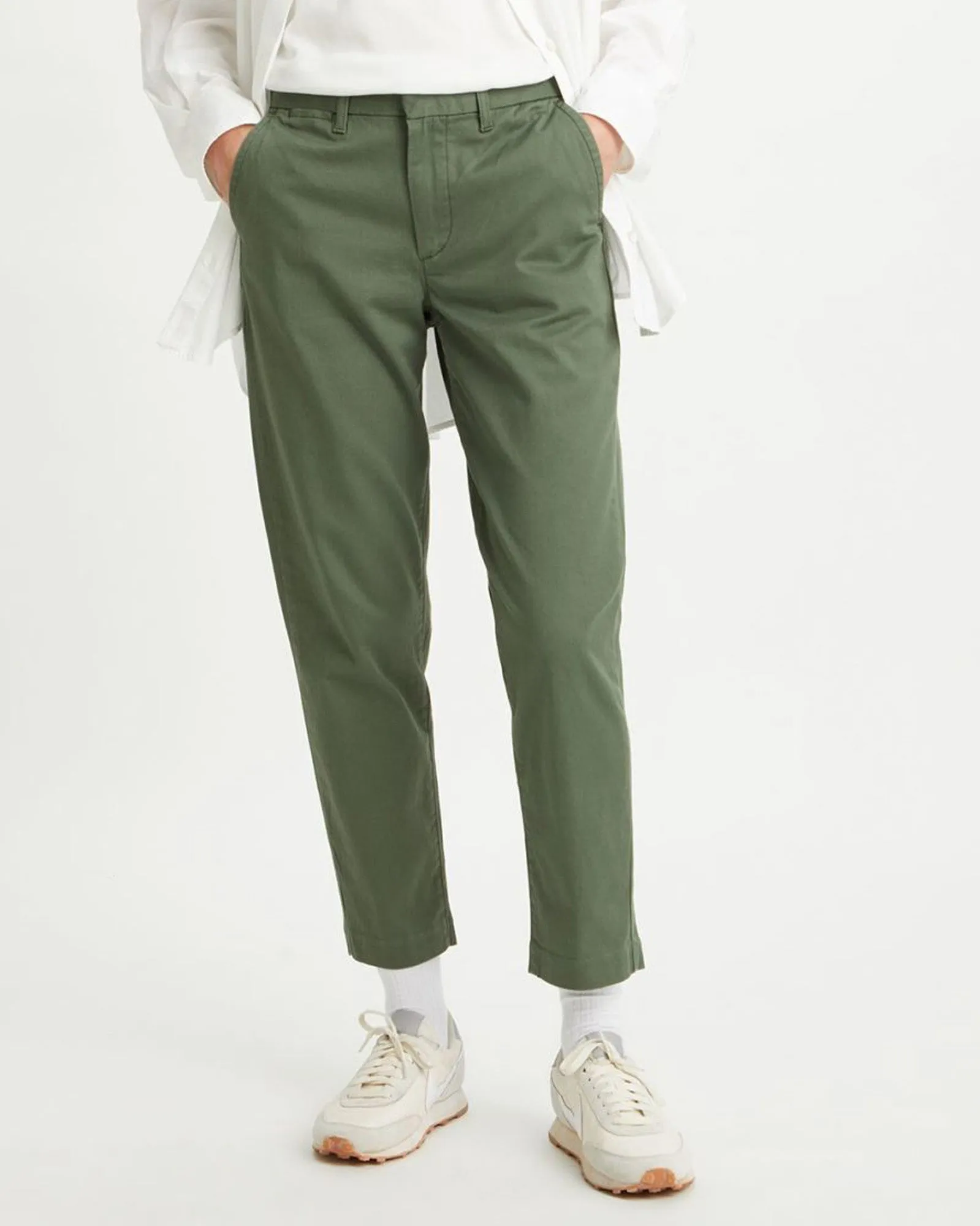 Levi's? Womens Essential Chino - Thyme Twill Unisex Wear Premium Classic Fit