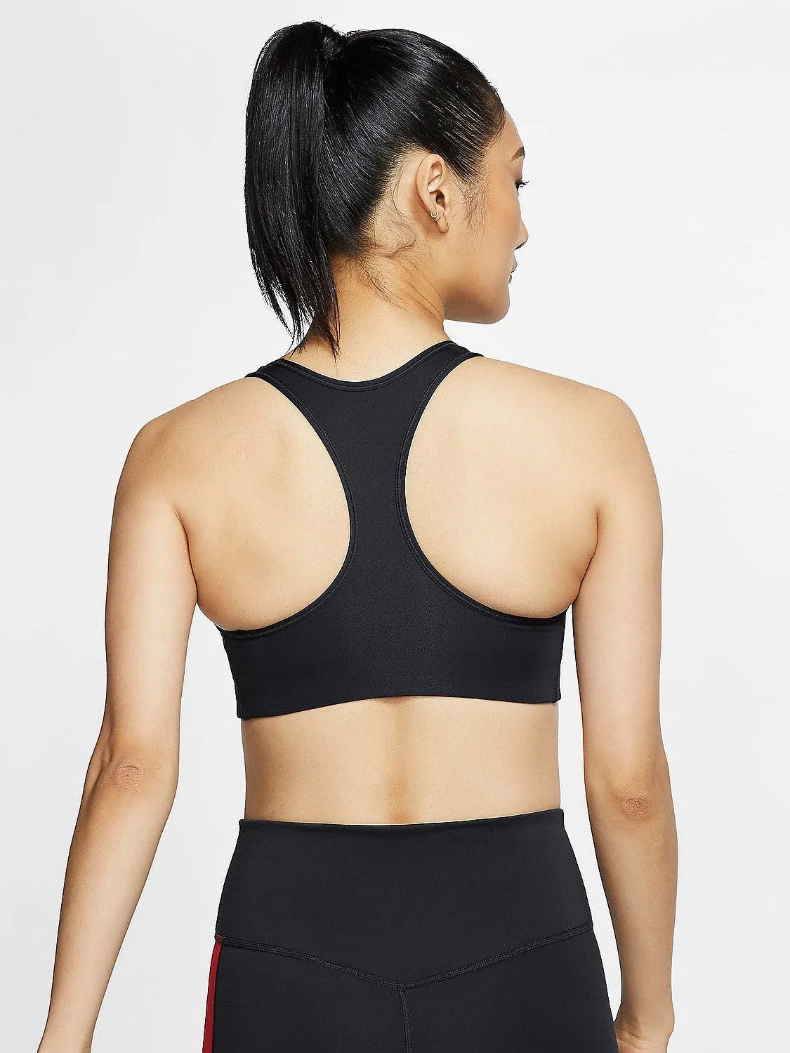 Swoosh Medium-Support 1 Piece Pad Sports Bra Abrasion Dispersing Weave