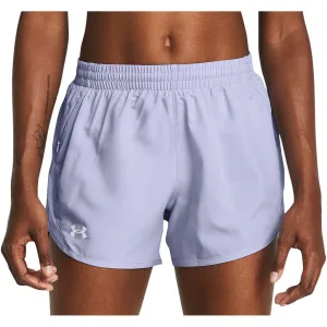 dancewear Under Armour Fly By 3 Inch Womens Running Shorts - Purple