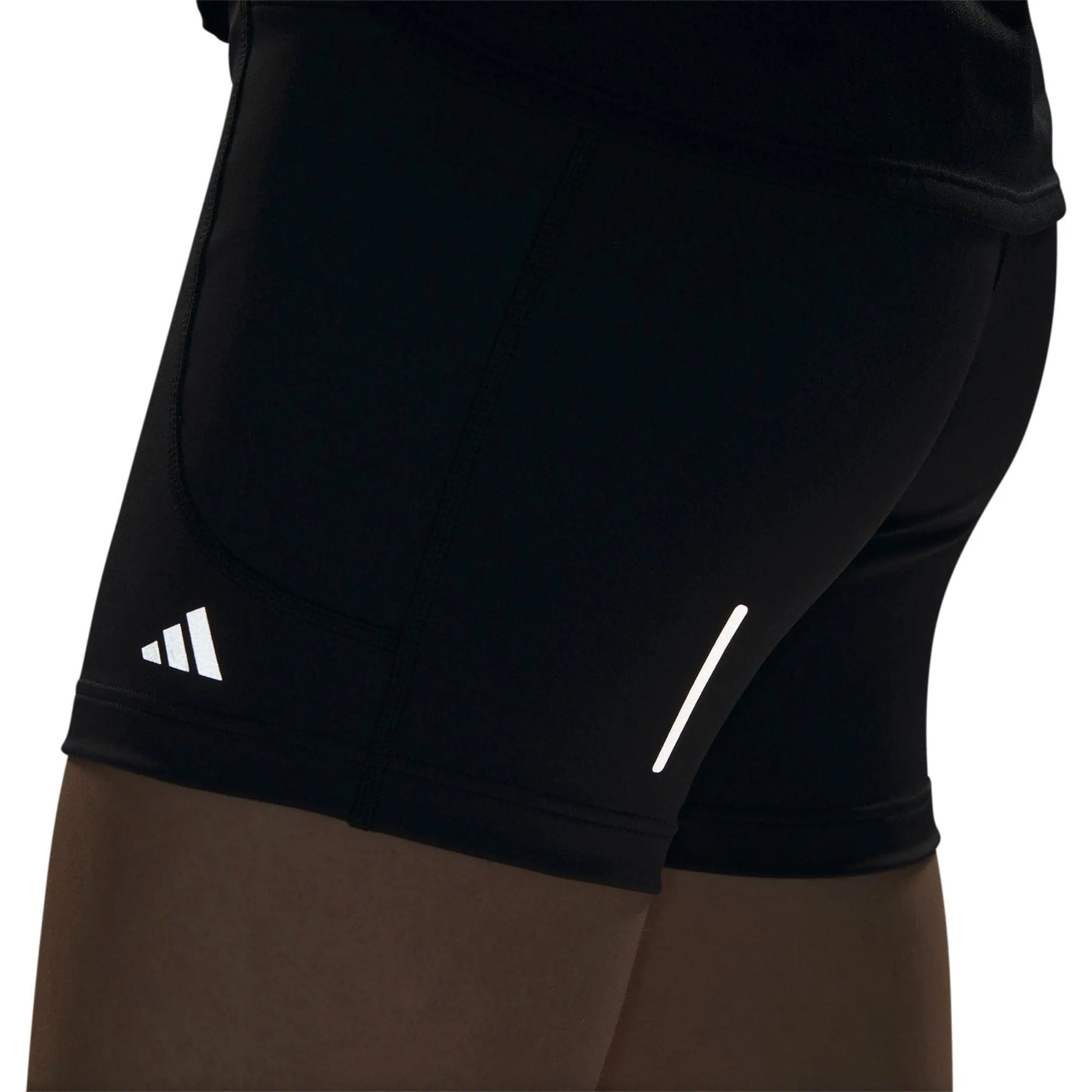Fun Patterns adidas DailyRun 5 Inch Womens Short Running Tights - Black