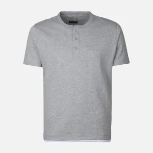 MEN T-SHIRT HENLEY REGULAR FIT Stream Fit