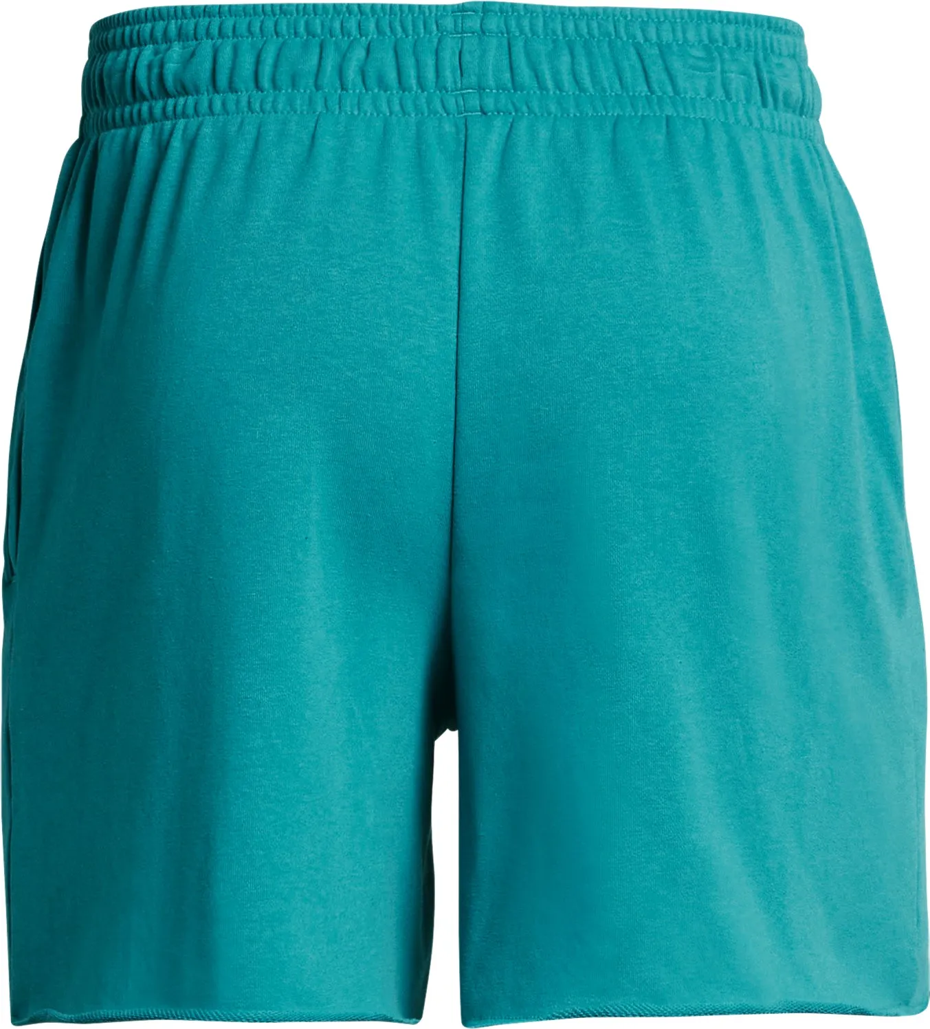 embroidery work Formal Occasion Under Armour Rival Terry 6 Inch Mens Training Shorts - Green