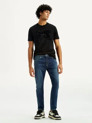 Chill Outfit Streetwear Fan Holiday Vibes Light Stretch Men's Redloop 512 Dark Indigo Slim Tapered Fit Mid Rise Jeans