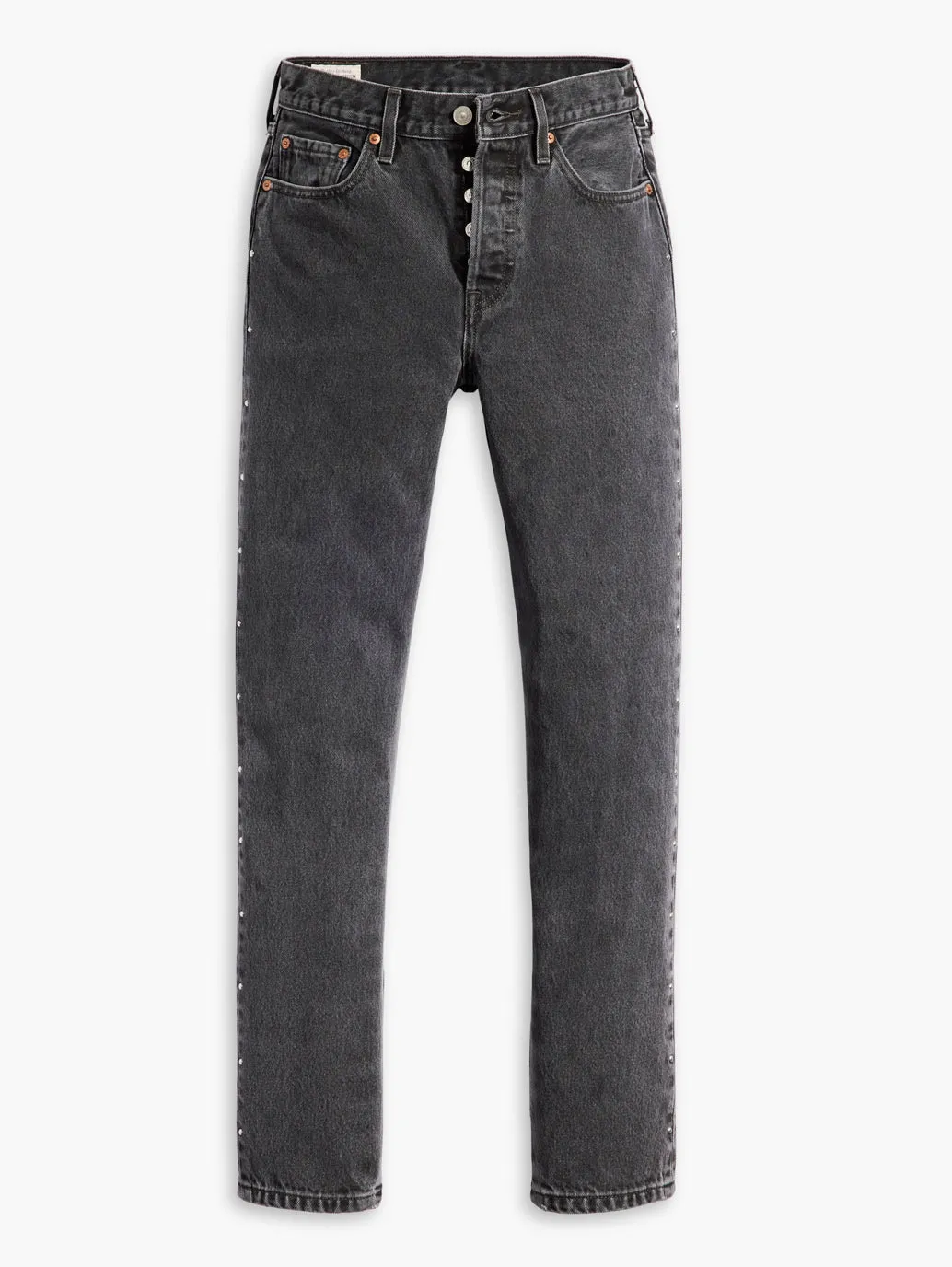 Festival Outfit Urban Explorer Versatile Winter Warmth Women's 501 Black Straight Fit Mid Rise Jeans