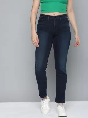 Women's Redloop 312 Blue Straight Fit Mid Rise Jeans Casual Style Neutral Choice