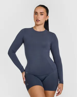 Mellow? Soft Long Sleeve Top | True Blue Everyday Flow Boho Free