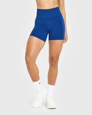 Effortless Seamless Shorts | Vintage Navy Casual Cool Recycled Material