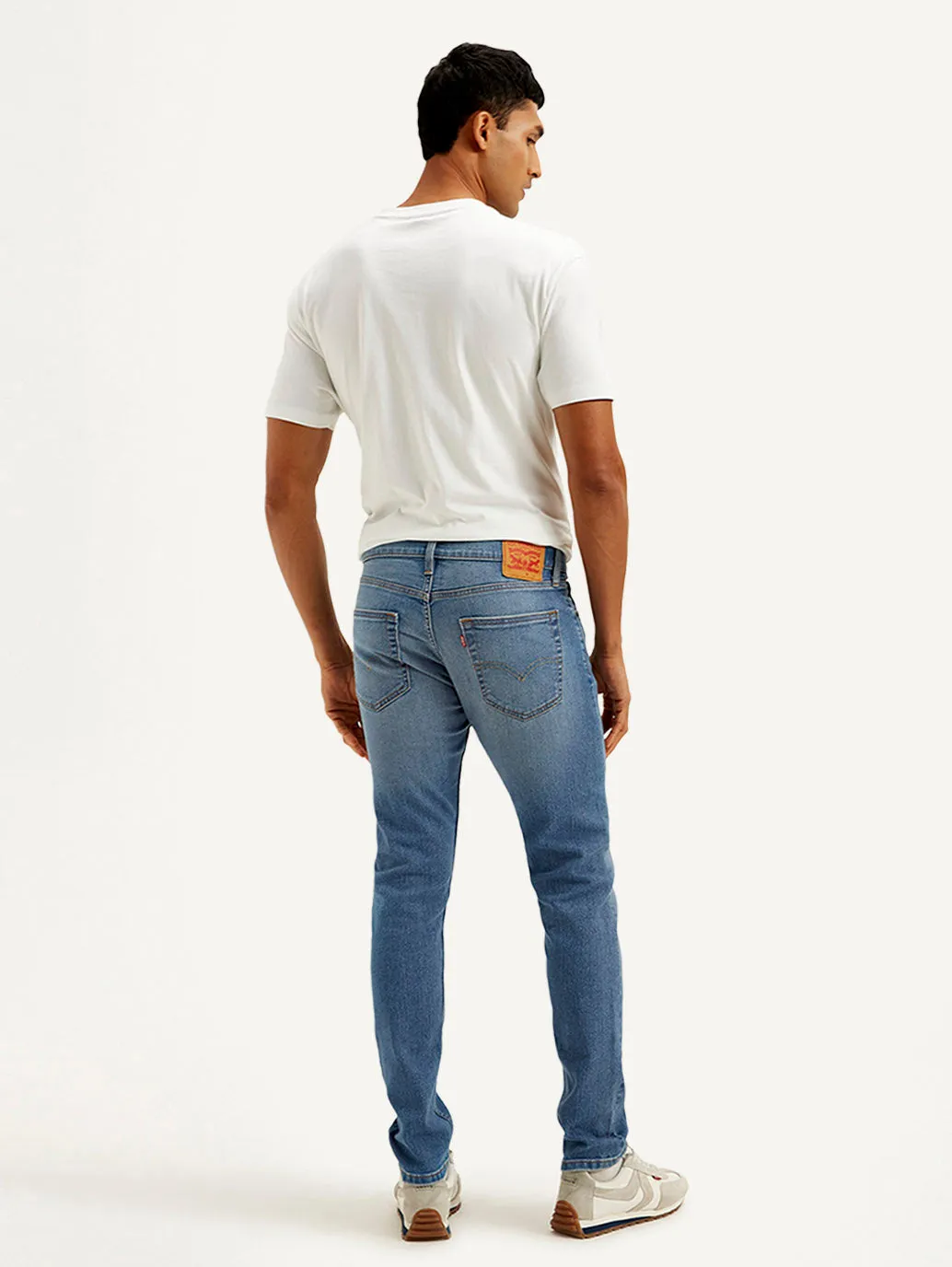 Slim Family Style Daily Wear Travel Outfit Chill Outfit Date Night Men's 512 Navy Blue Slim Tapered Fit Mid Rise Jeans