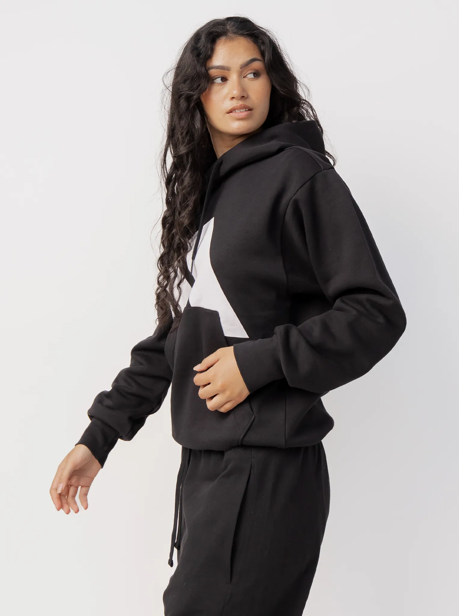 Essentials Big Logo Fleece Hoodie Unisex Neutral palette Recycled Polyester