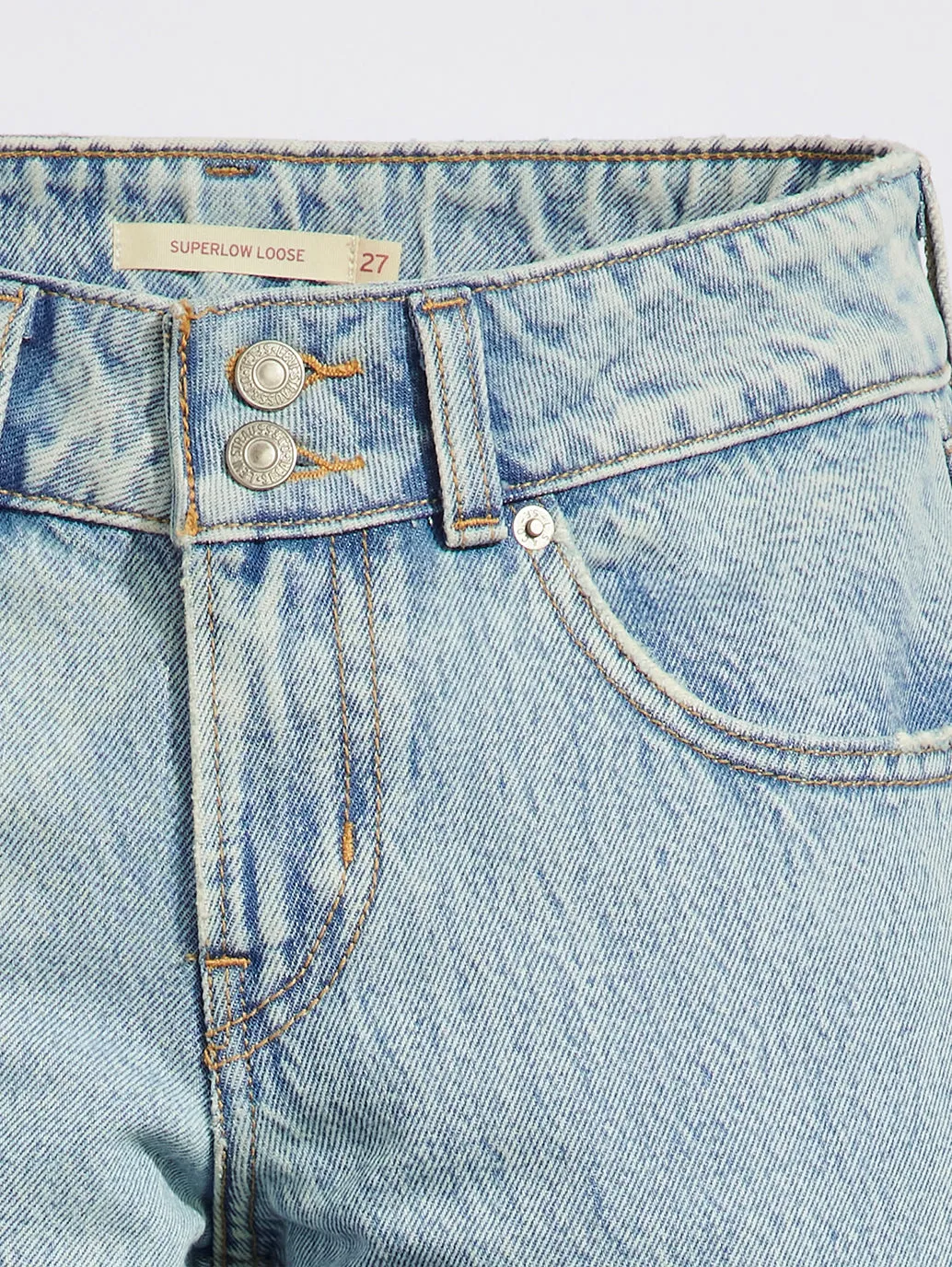 Women's Light Blue Loose Fit Low Rise Jeans Festival Outfit Comfy Artist Vibe Eco Friendly Chill Outfit Road Trip