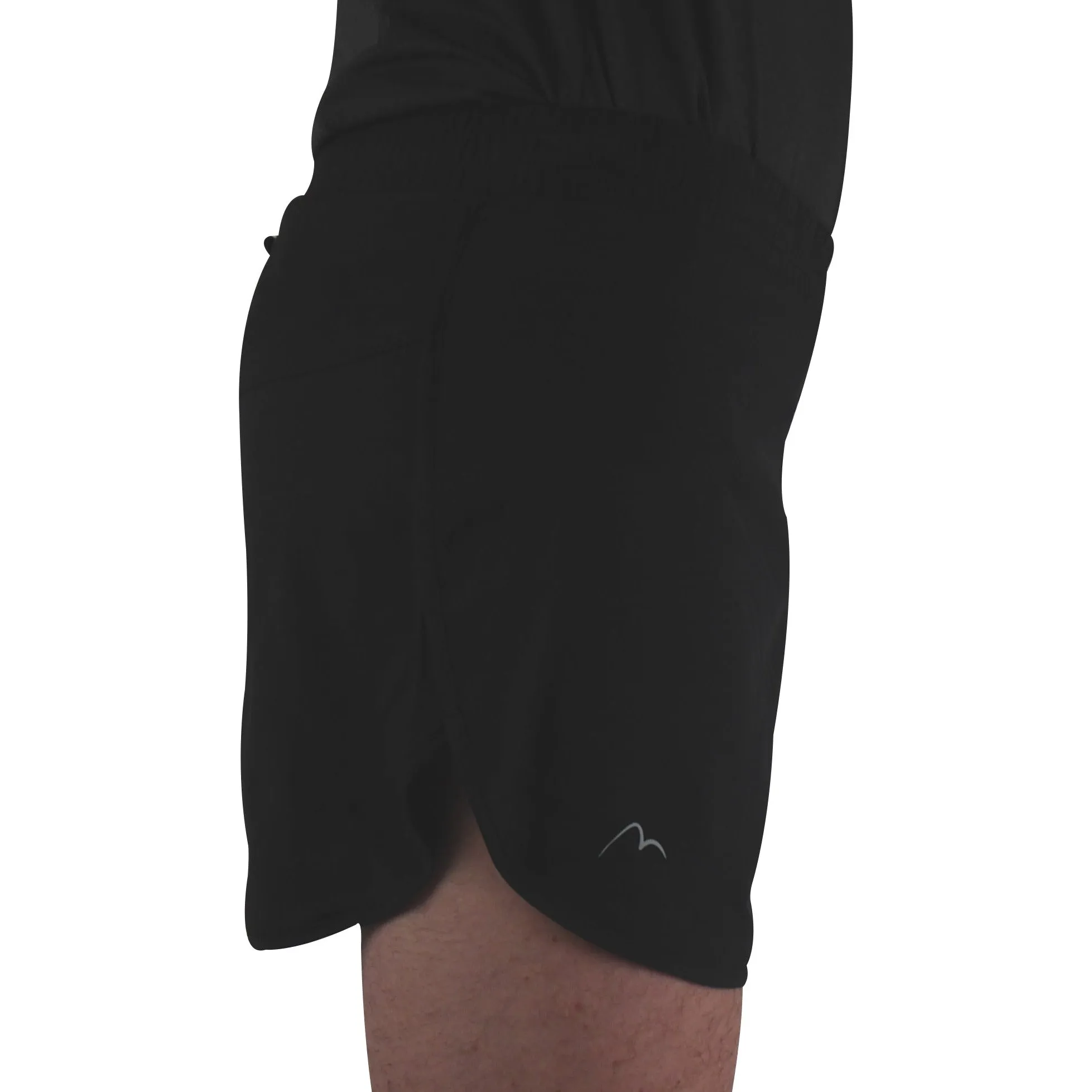 More Mile Racer Split Mens Running Shorts - Black Sun Ready corduroy shorts