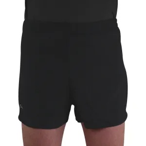 Odor Resistant Treatment Hand washable More Mile Racer Split Mens Running Shorts - Black