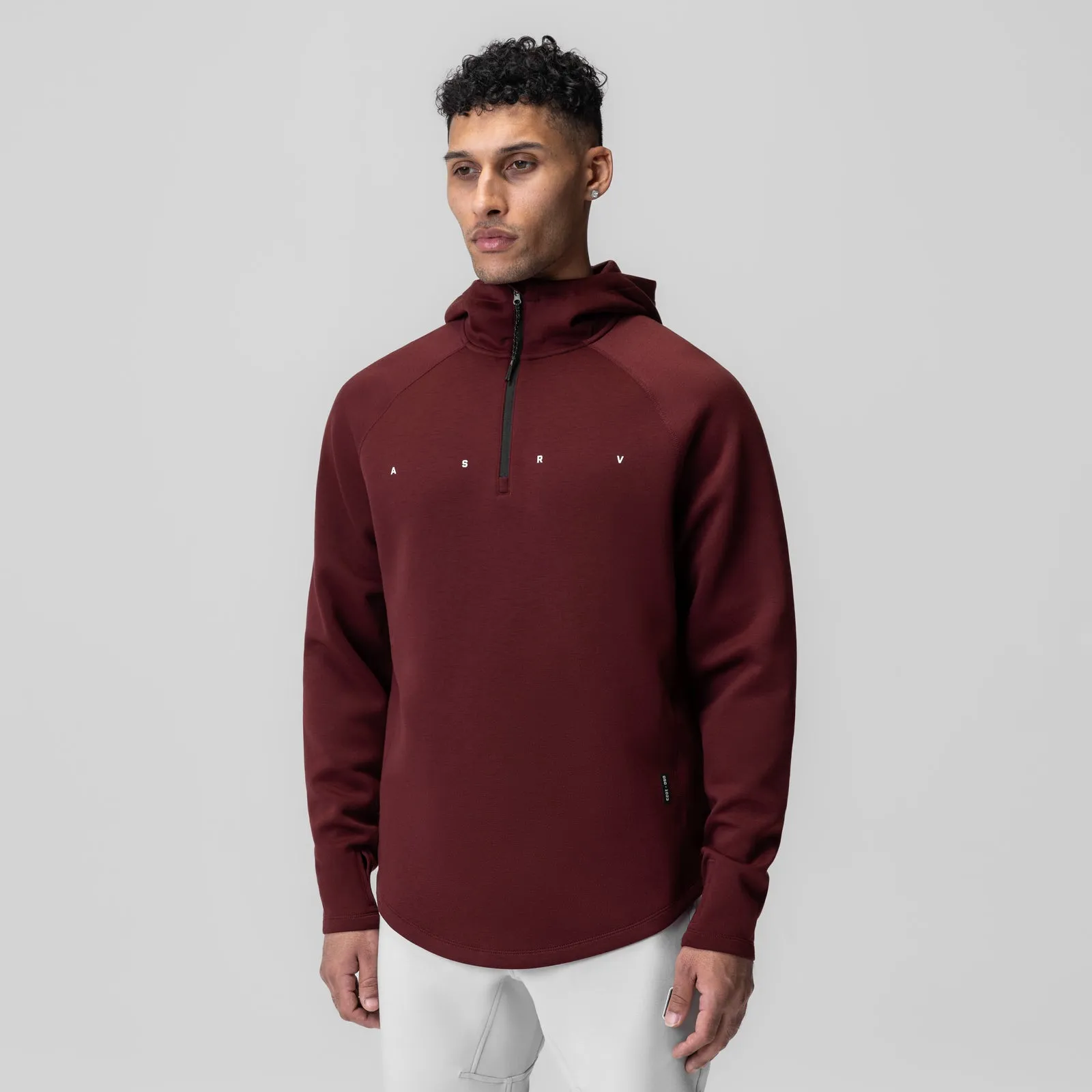 1023. Dri-Core? Zip Hoodie - Crimson Flexible Fabric Arctic style
