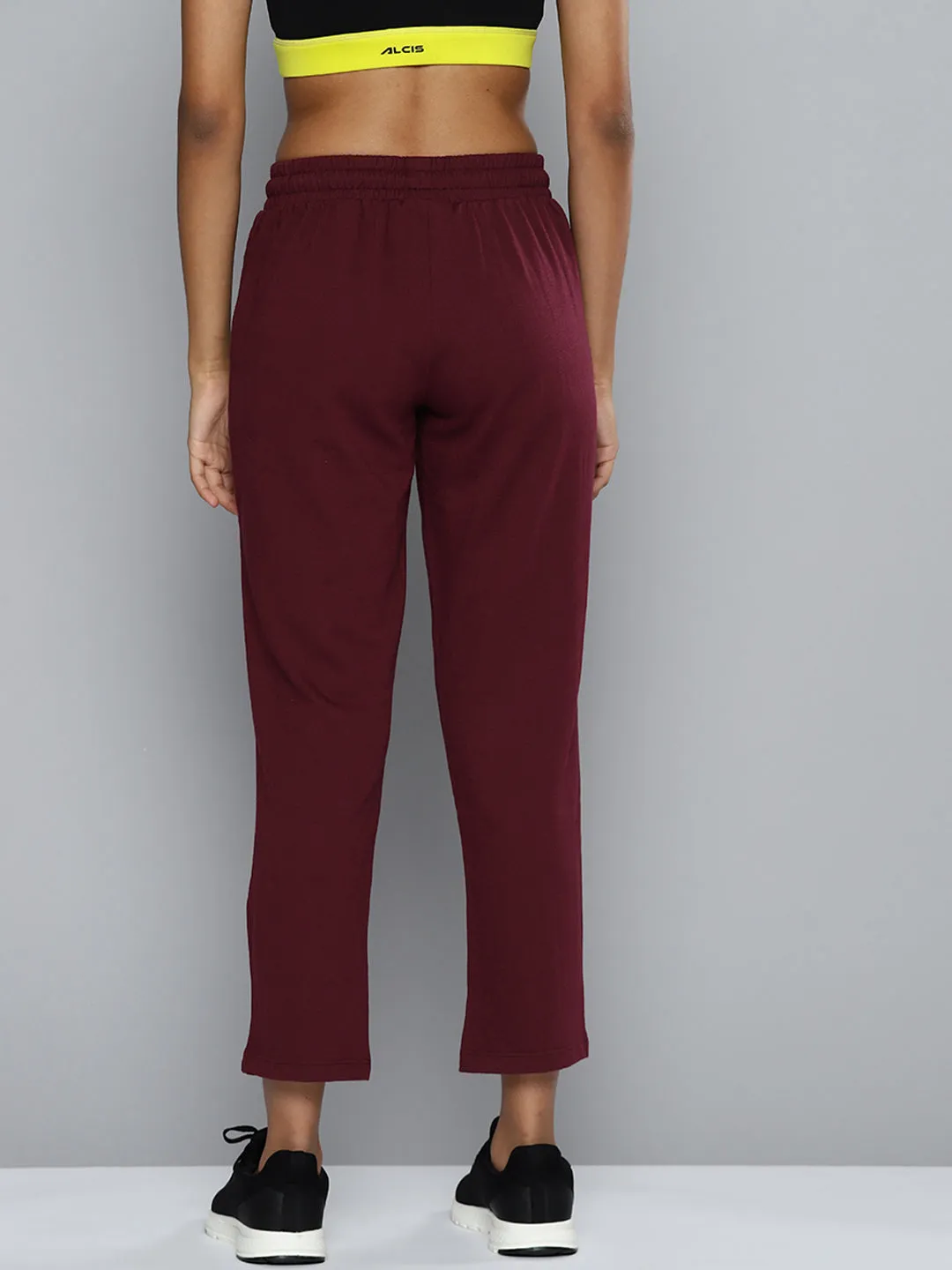 Heat Friendly Cotton comfort ALCIS Women Maroon Solid Track Pants