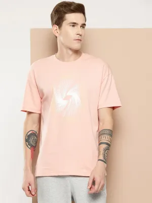 Alcis Men Typography Printed Sports T-shirt WaterRepellentFinish ComfortWaistband