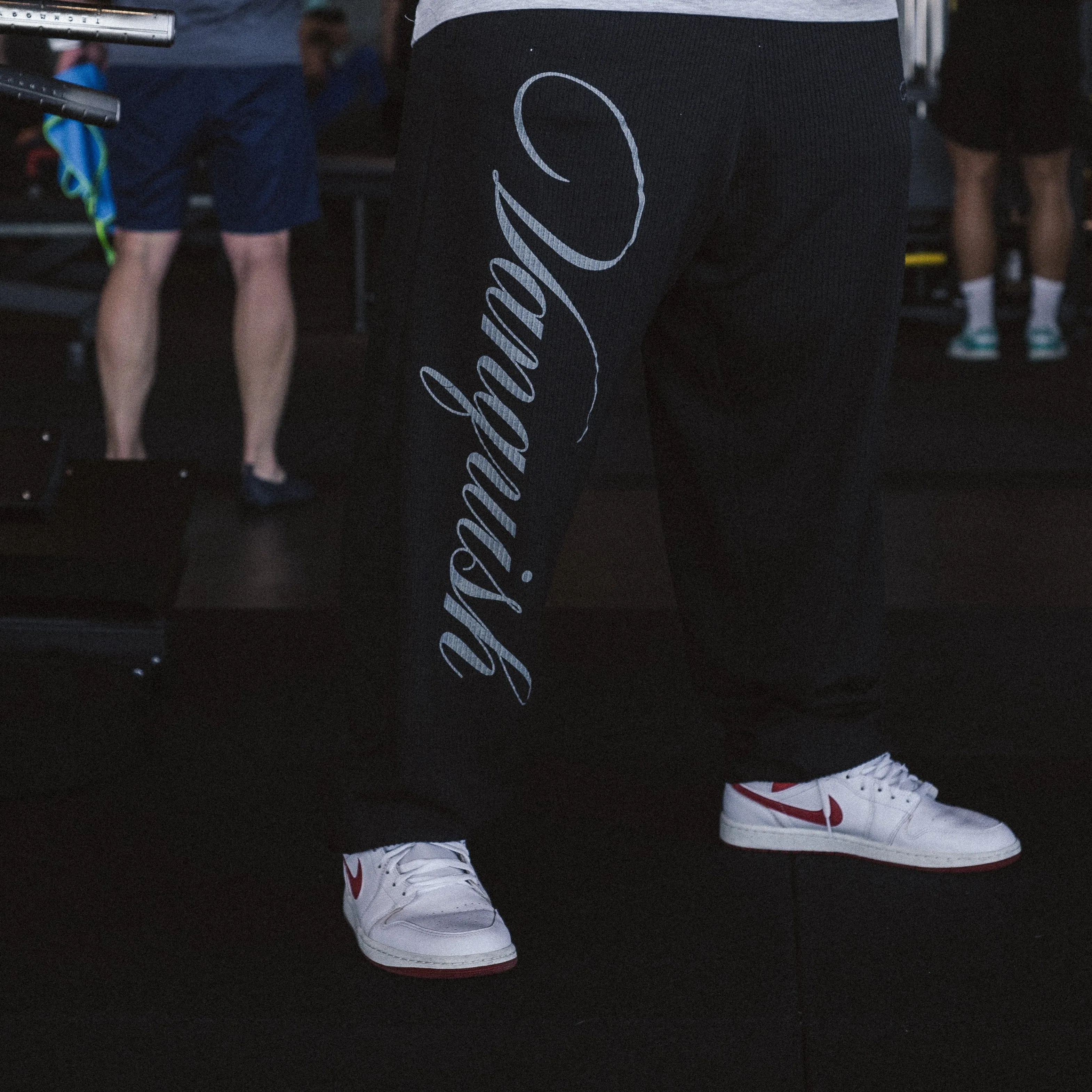 Vanquish x JBeast Black Bodybuilding Baggy Pants Water Repellent