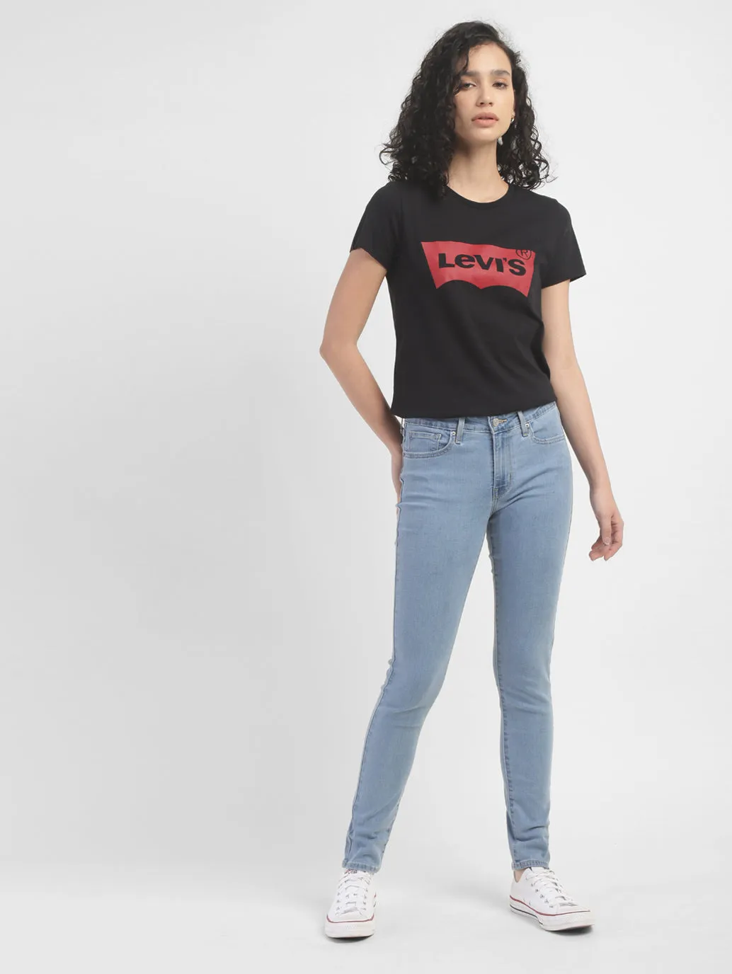 Youth Style Road Trip Outdoor Enthusiast Women's 711 Blue Skinny Fit Mid Rise Jeans