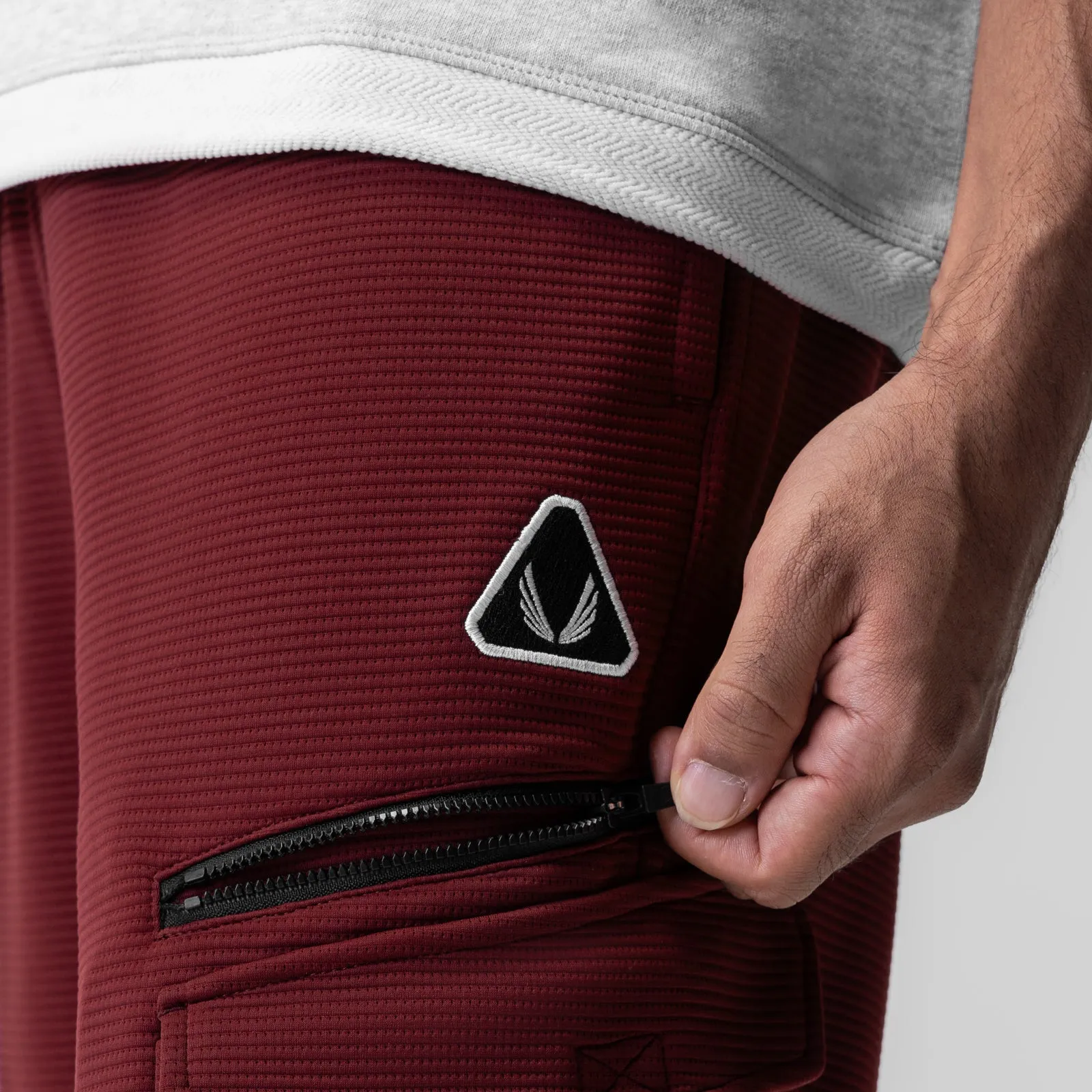 Ultra Soft 1033. Deltapeak? Cargo Cinch Jogger - Crimson