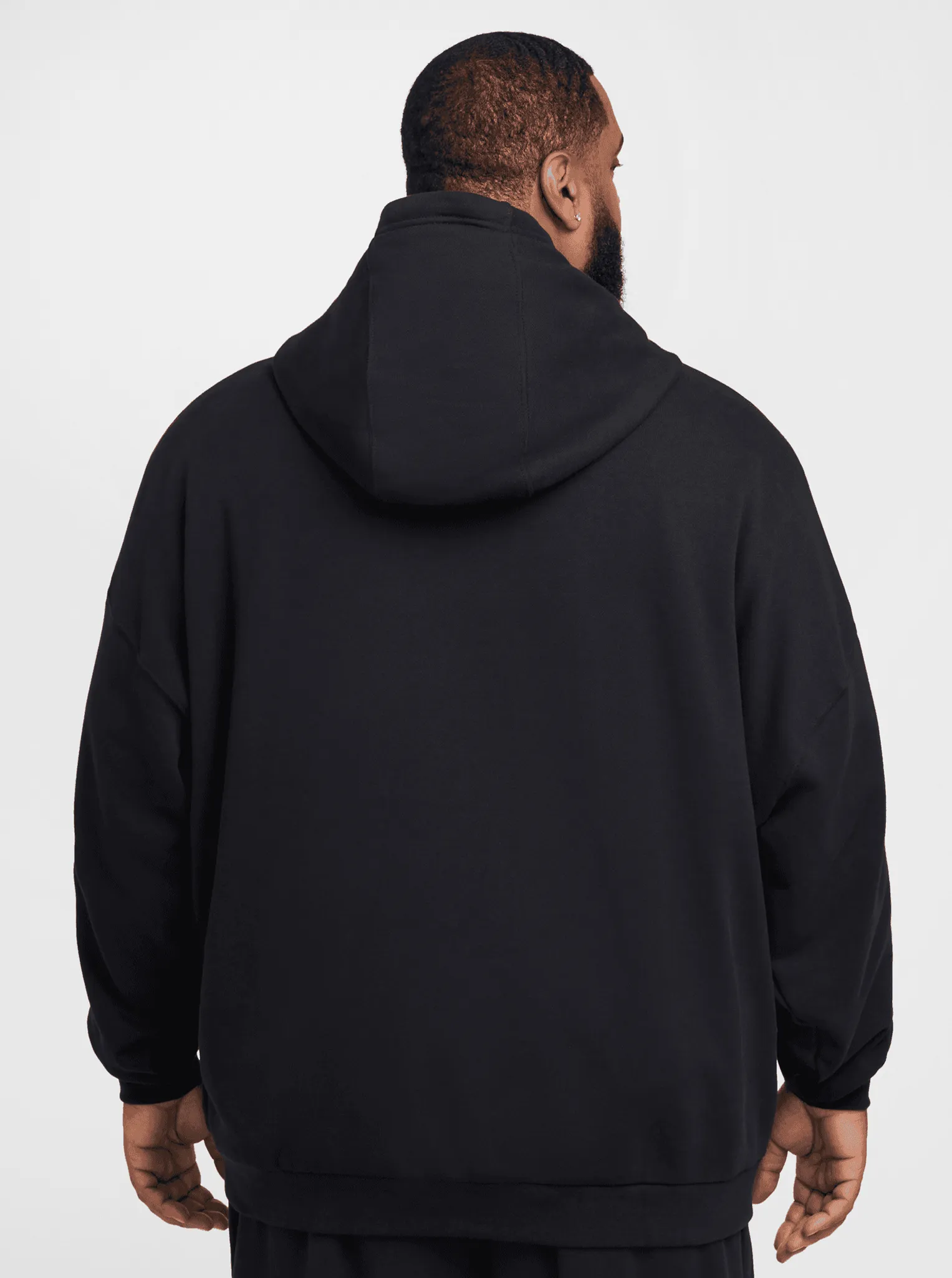 Temperature control Fish like French Terry Oversized Pullover Hoodie