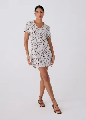Olivie V Neck Dress EcoFriendlyDyeProcess SweatAbsorbentLining